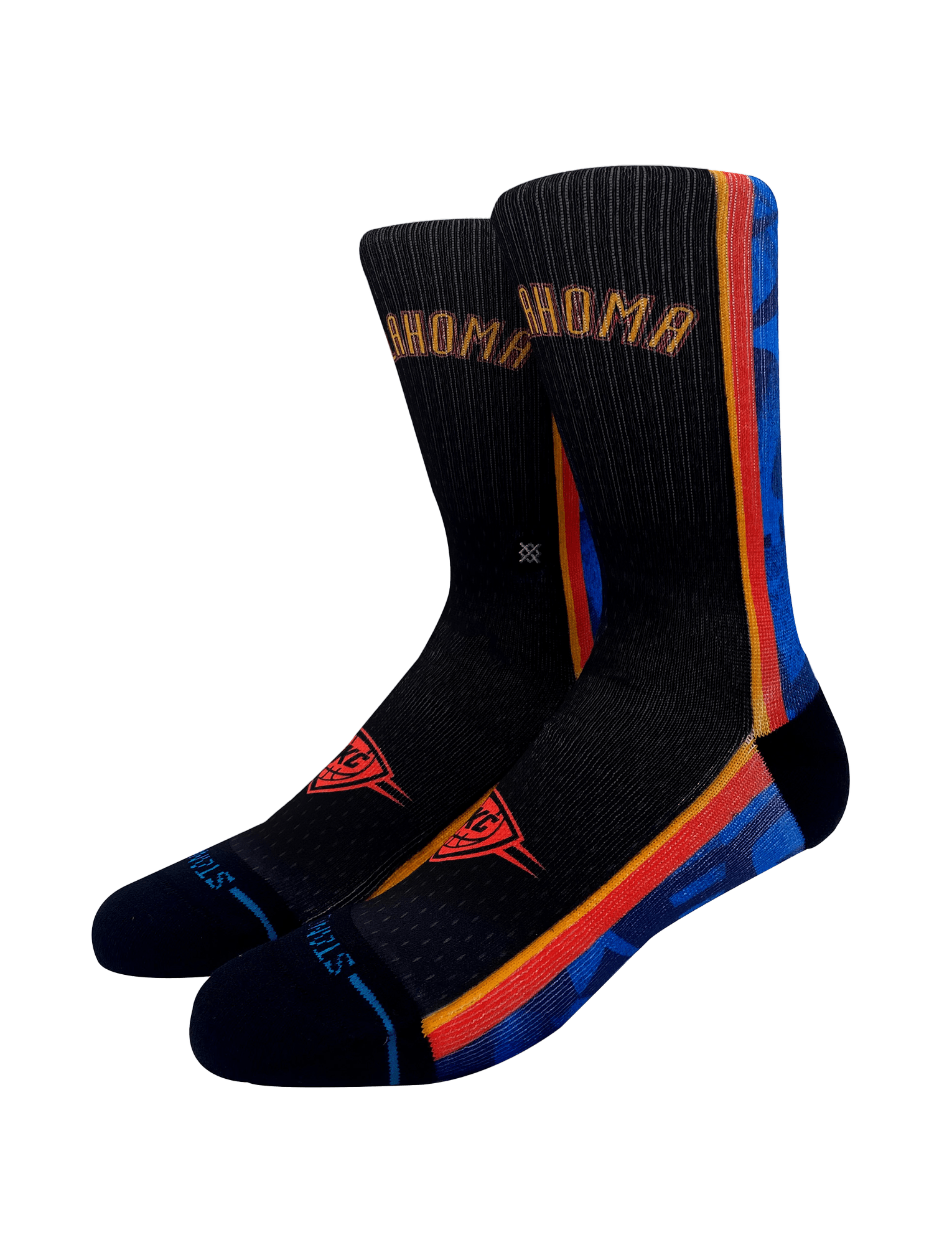 Stance Socks Large (9-12 US) Oklahoma City Thunder Stance NBA 24-25 City Edition Crew Socks