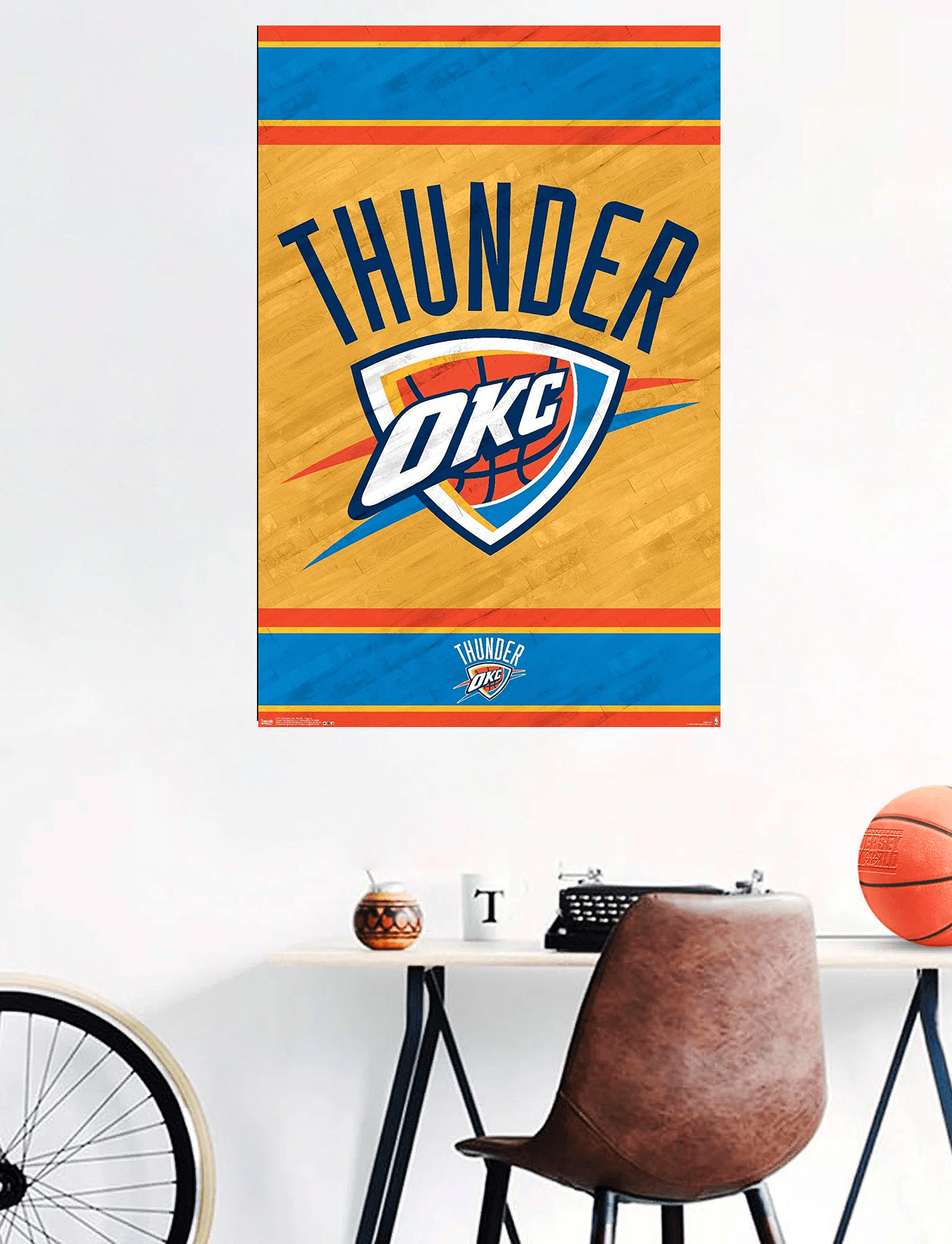 Trends International Posters Oklahoma City Thunder Trends NBA 61 x 91.5cm Court Poster