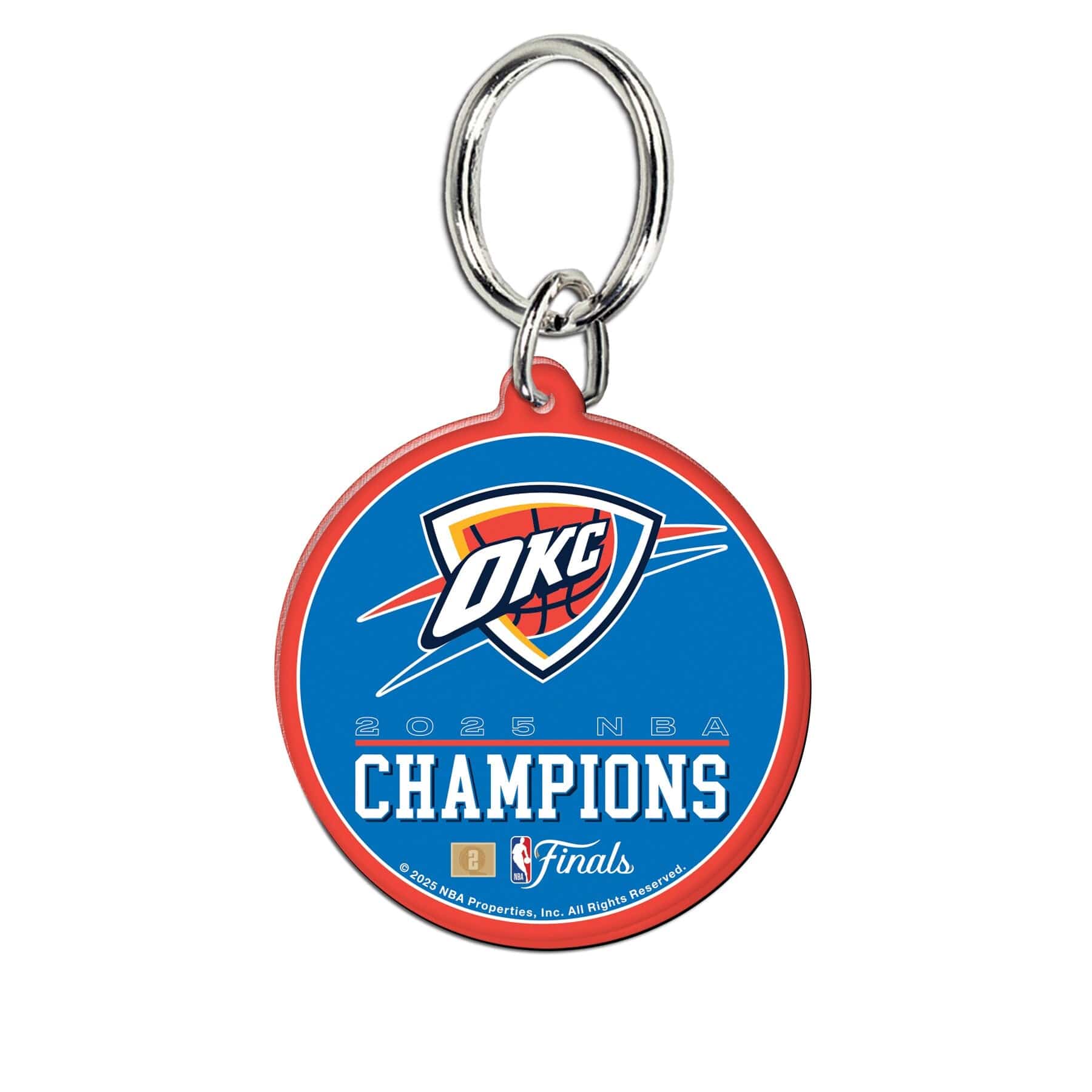 Wincraft Accessories Oklahoma City Thunder Wincraft NBA 2025 Champs Acrylic Keyring