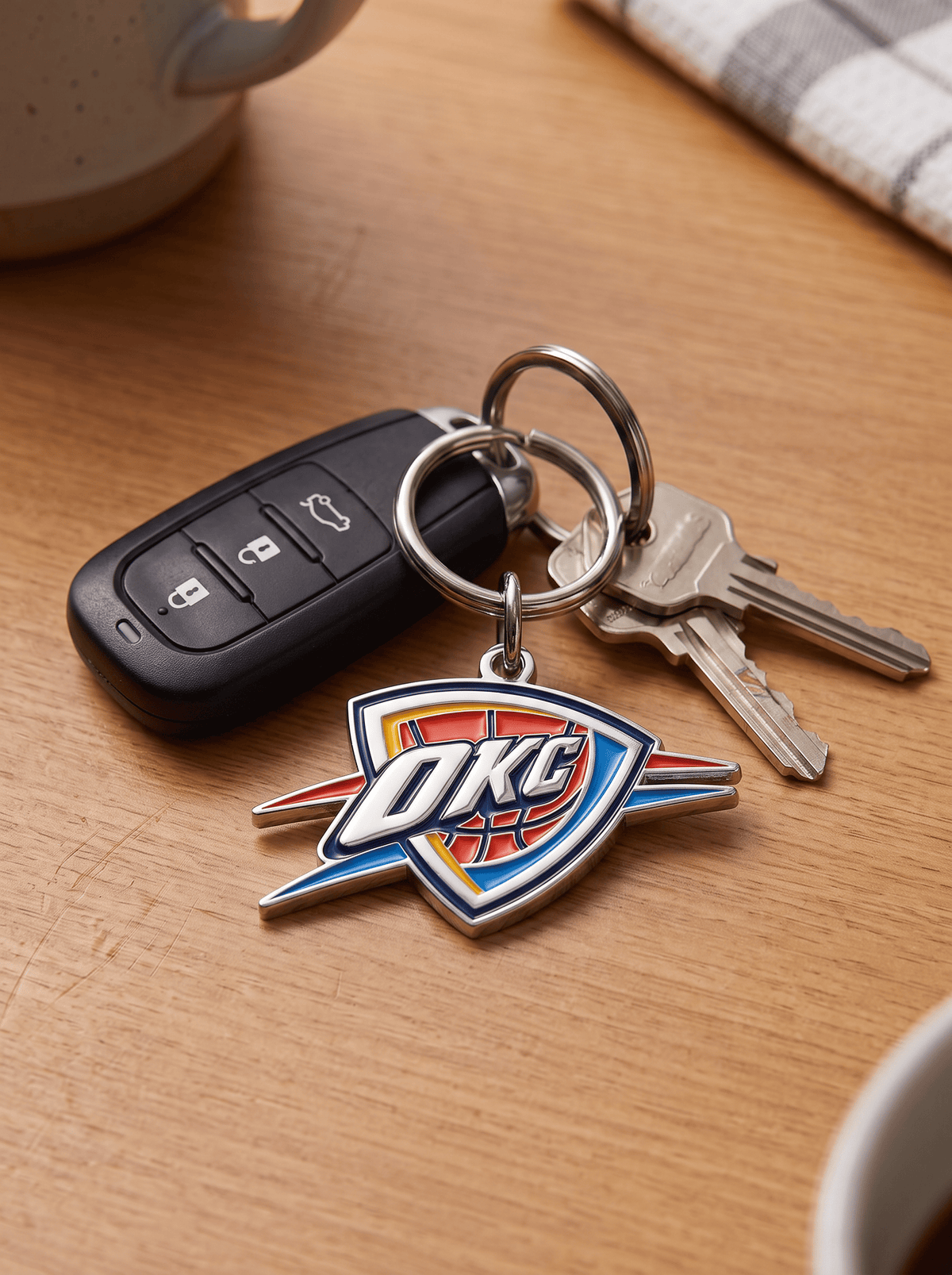 Wincraft Accessories Oklahoma City Thunder Wincraft NBA Cloisonne Metal Key Ring
