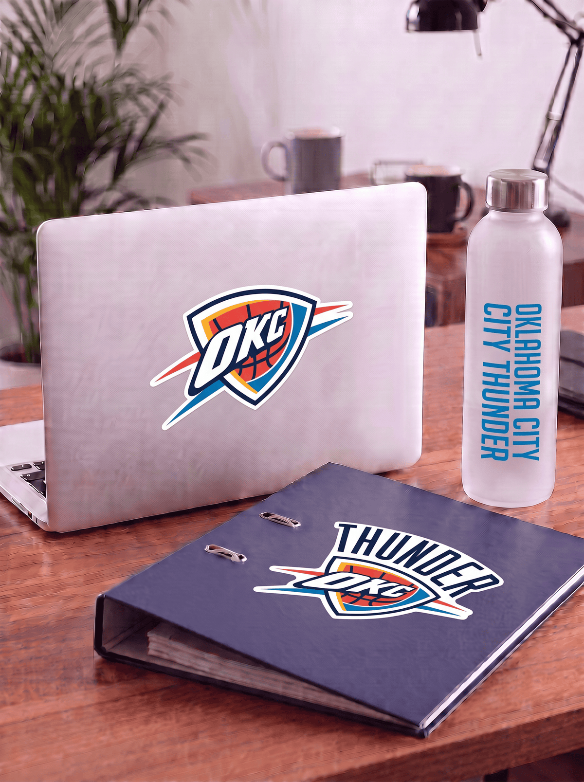 Wincraft Accessories Oklahoma City Thunder Wincraft NBA Team 3 Piece 5” x 7” Decal Set