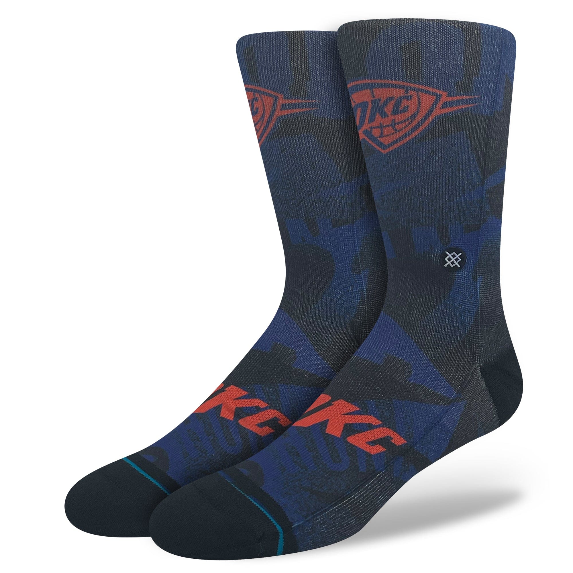 Stance Socks Large (9-12 US) Oklohama City Thunder Stance NBA 24 City Edition Crew Socks