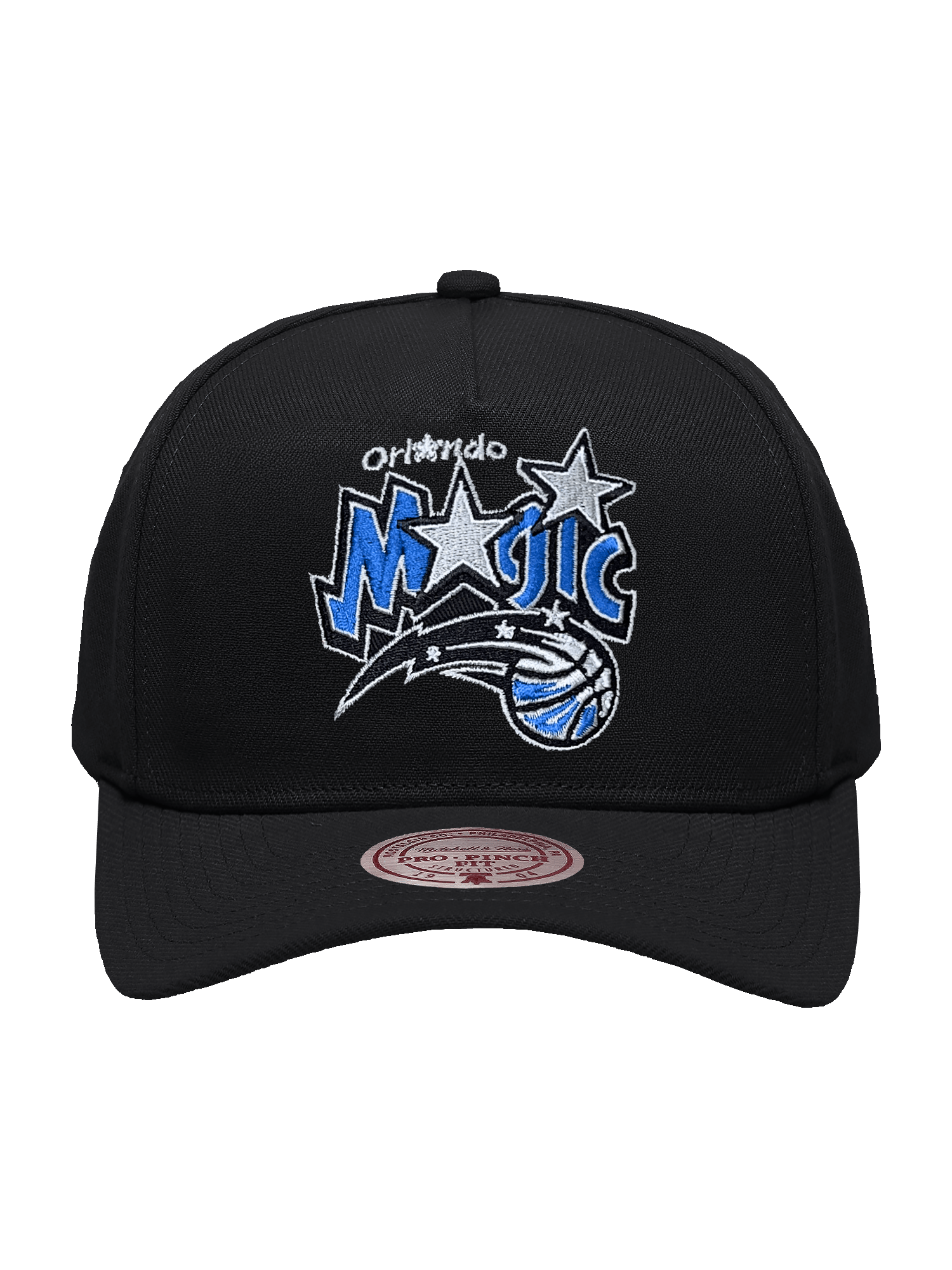 Mitchell And Ness Caps Orlando Magic Mitchell & Ness NBA HWC Pro Pinch Snapback Hat - Black
