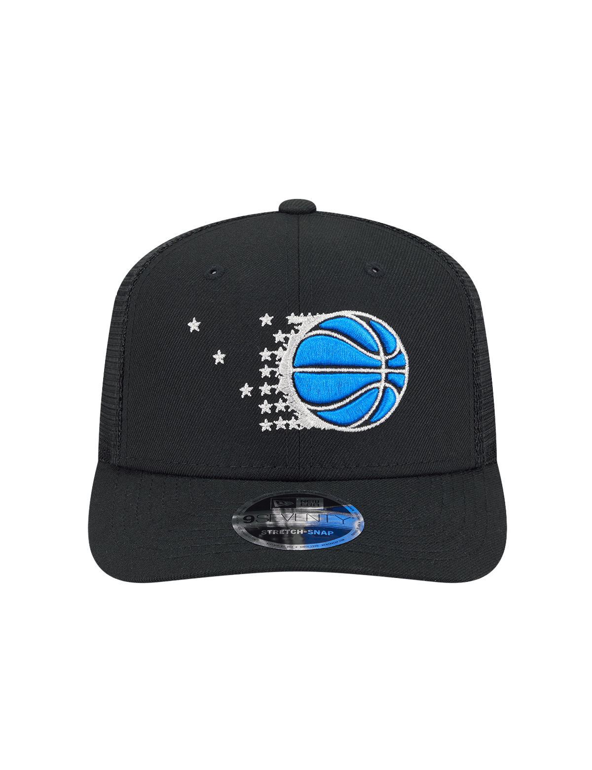 New Era Caps Orlando Magic New Era NBA HWC 9SEVENTY Trucker Stretch Snapback Hat - Black