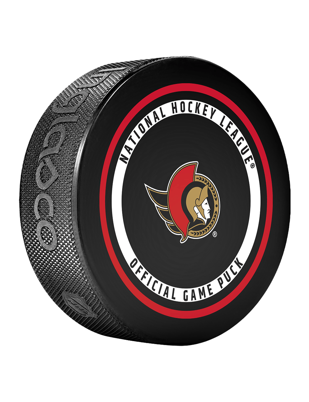 Inglasco Pucks Ottawa Senators Inglasco NHL 26-27 Official Game Puck In Cube