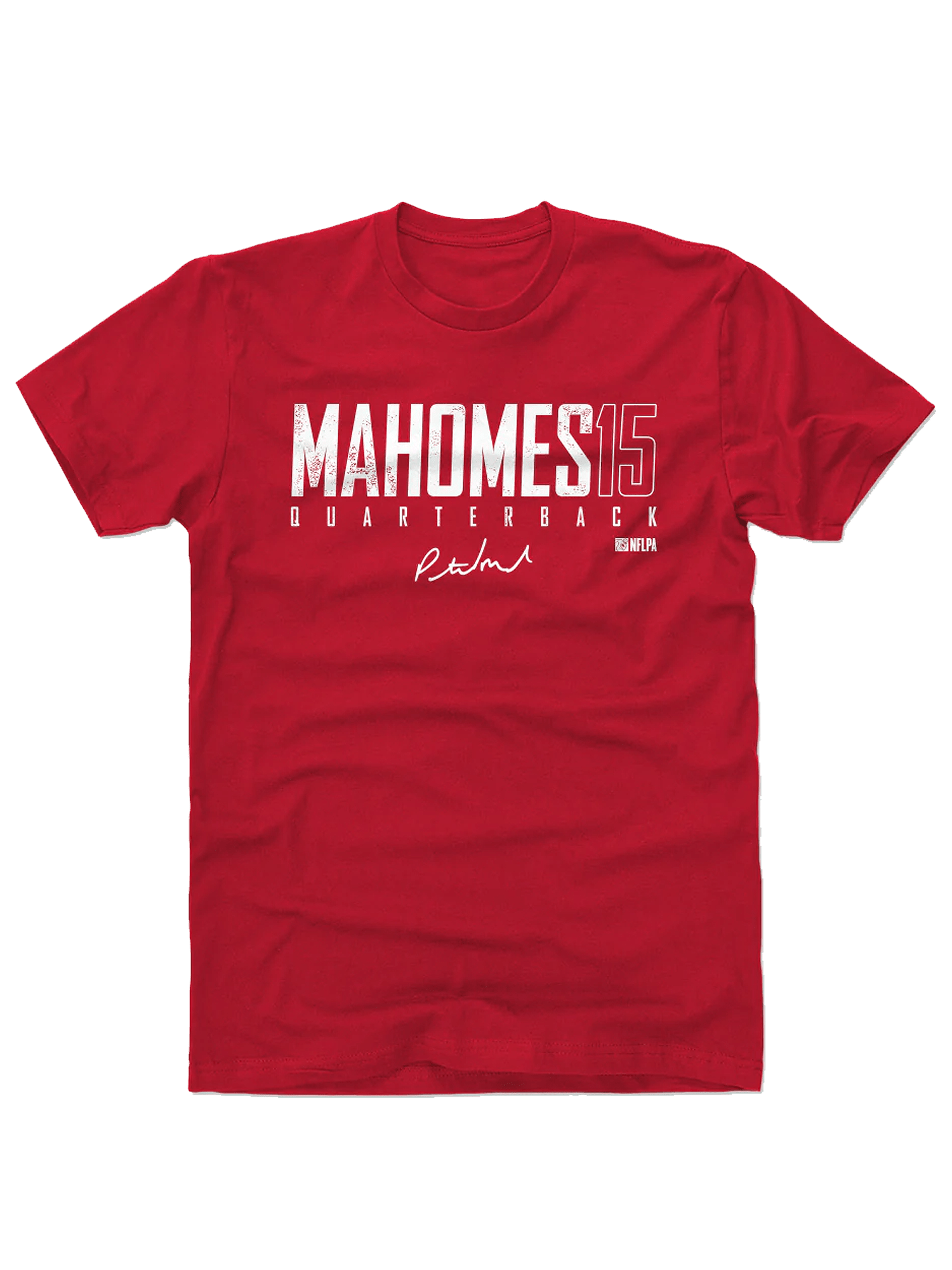 500 Level T-Shirts Patrick Mahomes Kansas City Chiefs 500 Level NFL Elite T-Shirt - Red