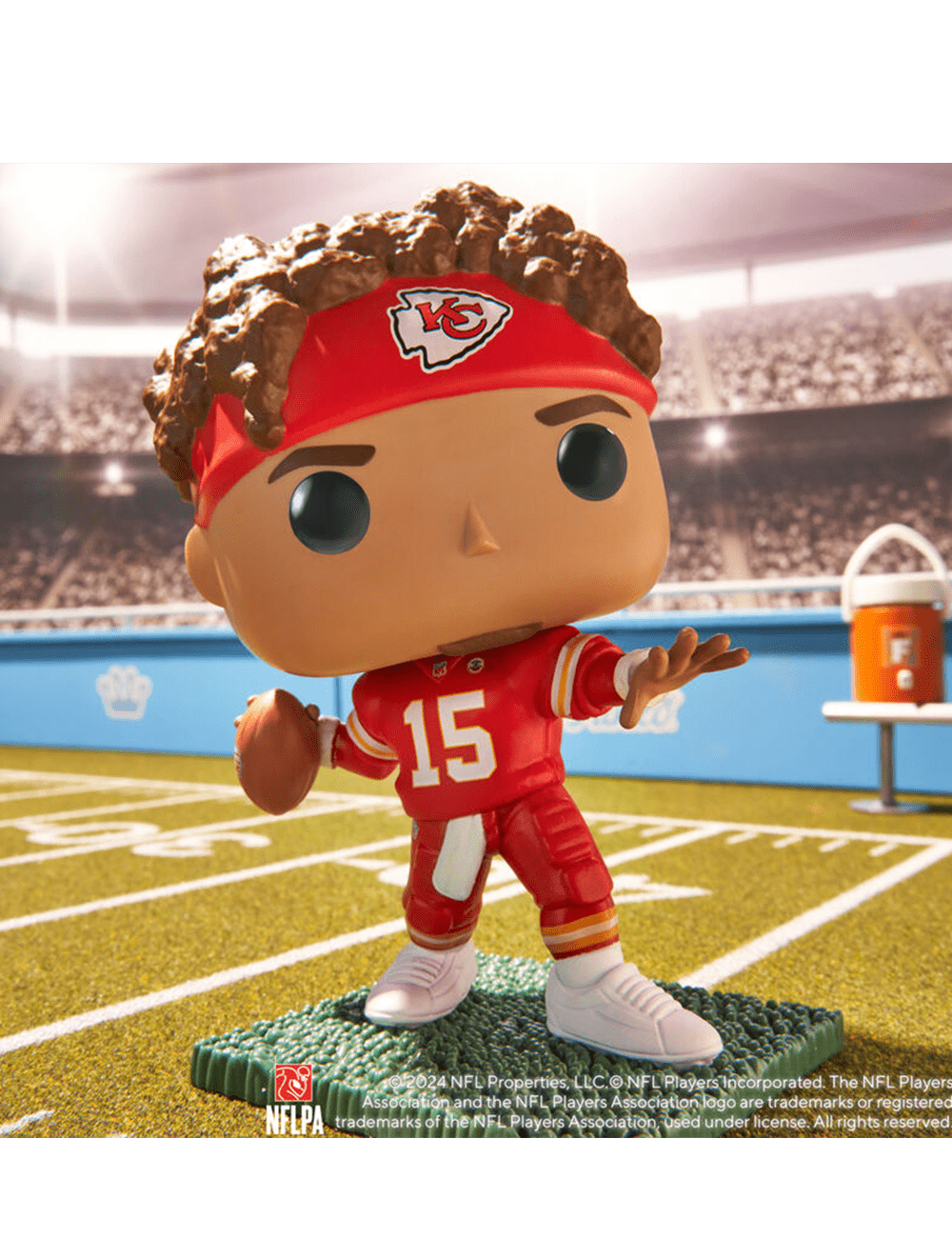 Funko Figures Patrick Mahomes Kansas City Chiefs Funko NFL Pop Vinyl 251 Figure - Red
