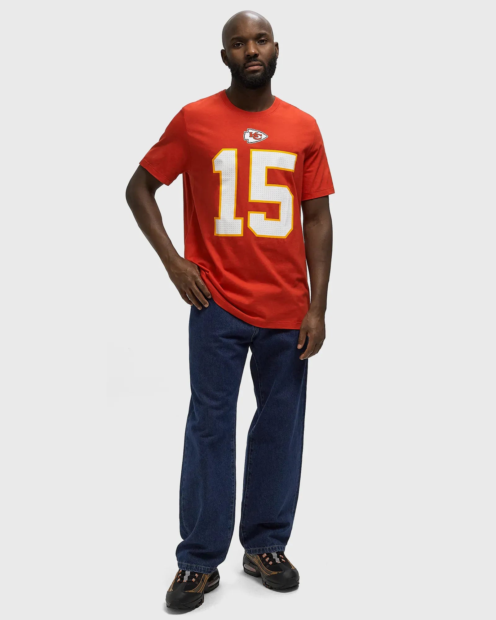Nike T-Shirts Patrick Mahomes Kansas City Chiefs Nike NFL Name & Number T-Shirt - Red