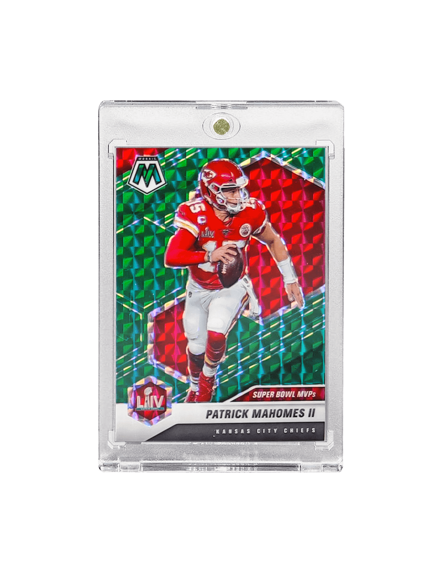 Panini Cards Patrick Mahomes Kansas City Chiefs Panini NFL Mosaic 21 Green 288 Card
