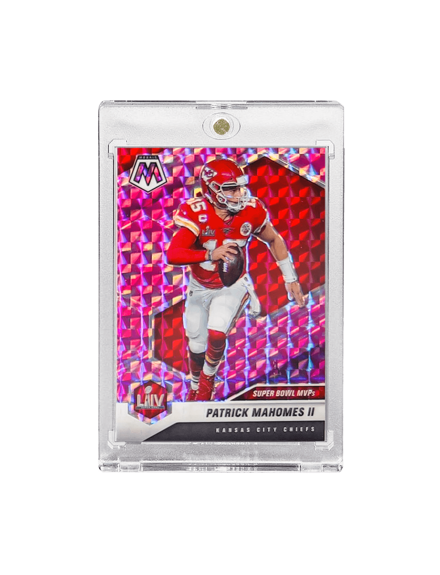 Panini Cards Patrick Mahomes Kansas City Chiefs Panini NFL Mosaic 21 Pink 288 Card