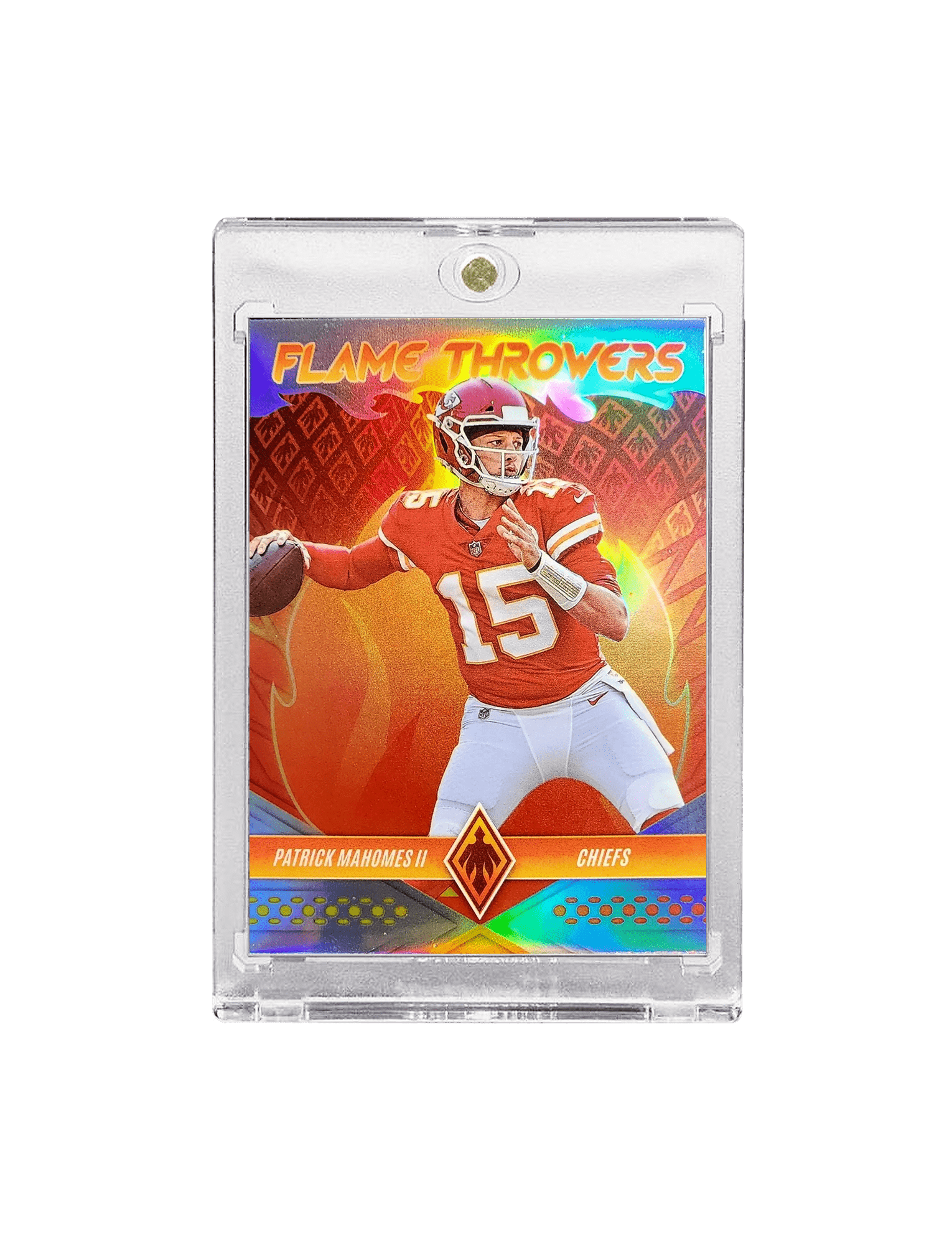 Panini Cards Patrick Mahomes Kansas City Chiefs Panini NFL Phoenix Flame Throwers Silver Card