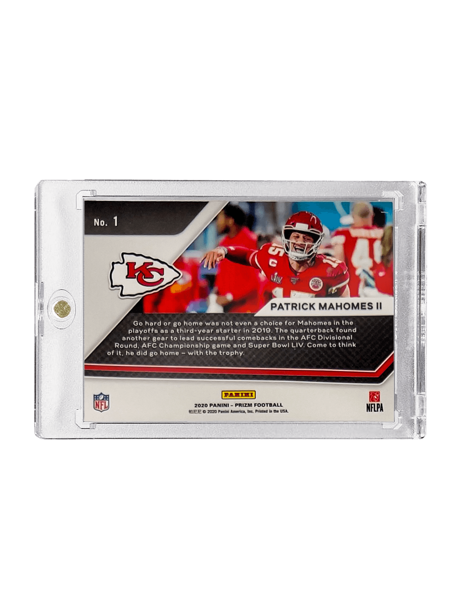 Panini Cards Patrick Mahomes Kansas City Chiefs Panini NFL Prizm 20 Go Hard 1 Card