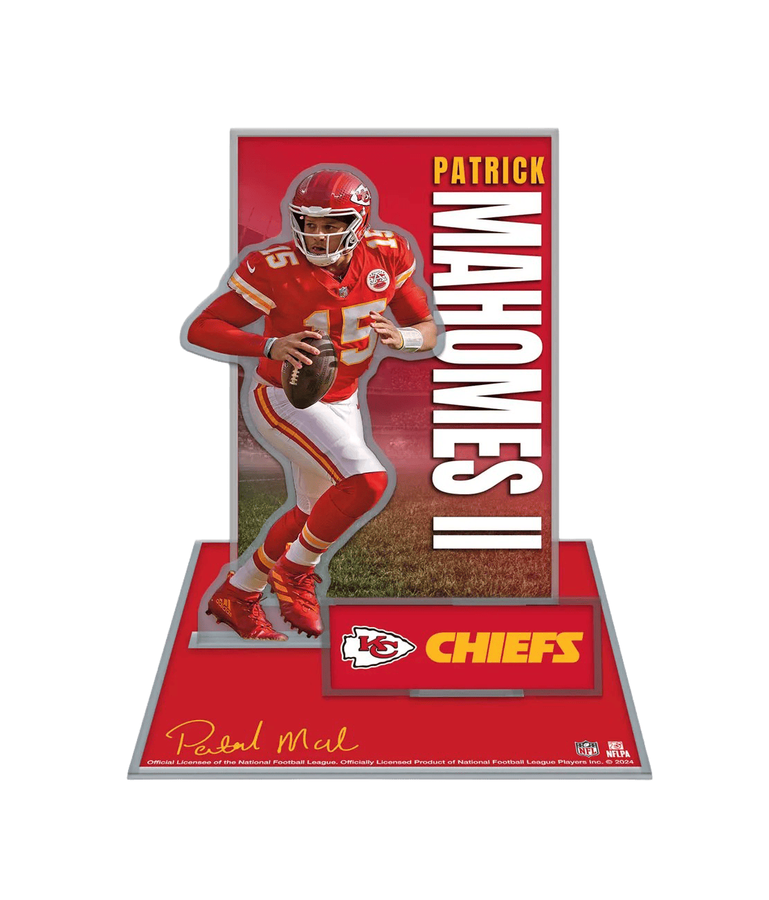 Wincraft Accessories Patrick Mahomes Kansas City Chiefs Wincraft NFL Acrylic Player Display Stand Set