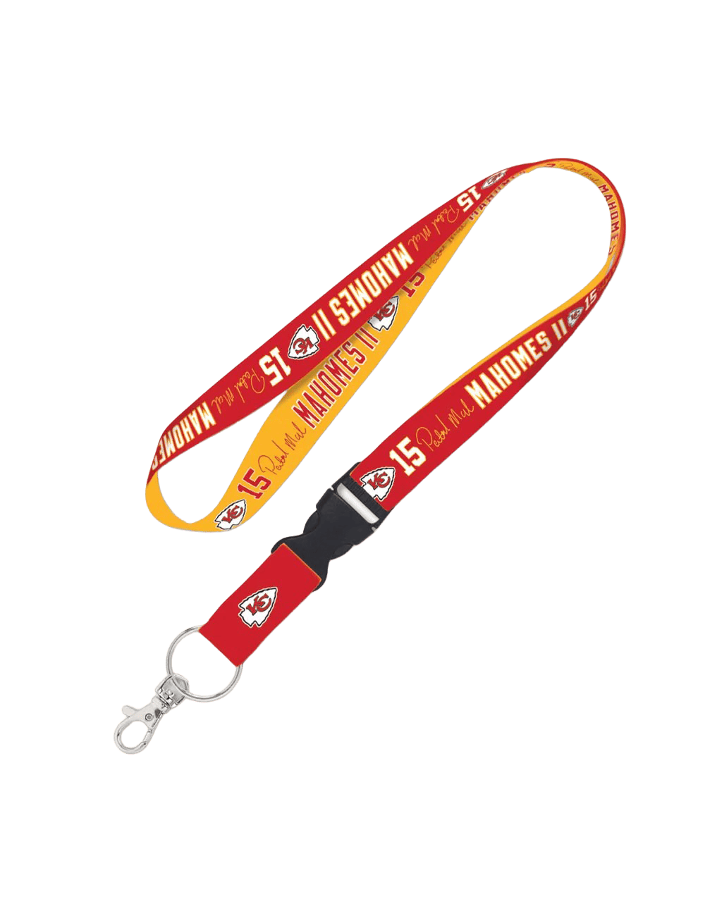 Wincraft Accessories Patrick Mahomes Kansas City Chiefs Wincraft NFL Lanyard w/Detachable Buckle