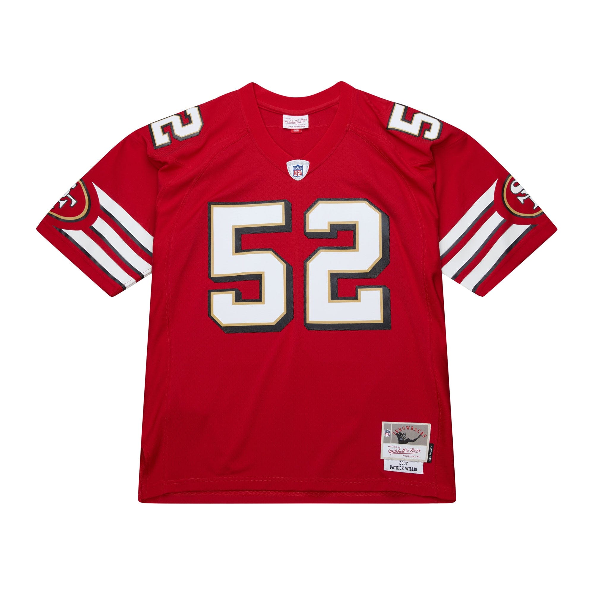 Mitchell And Ness Jerseys Patrick Willis San Francisco 49ers Mitchell & Ness NFL 2007 Legacy Jersey - Red