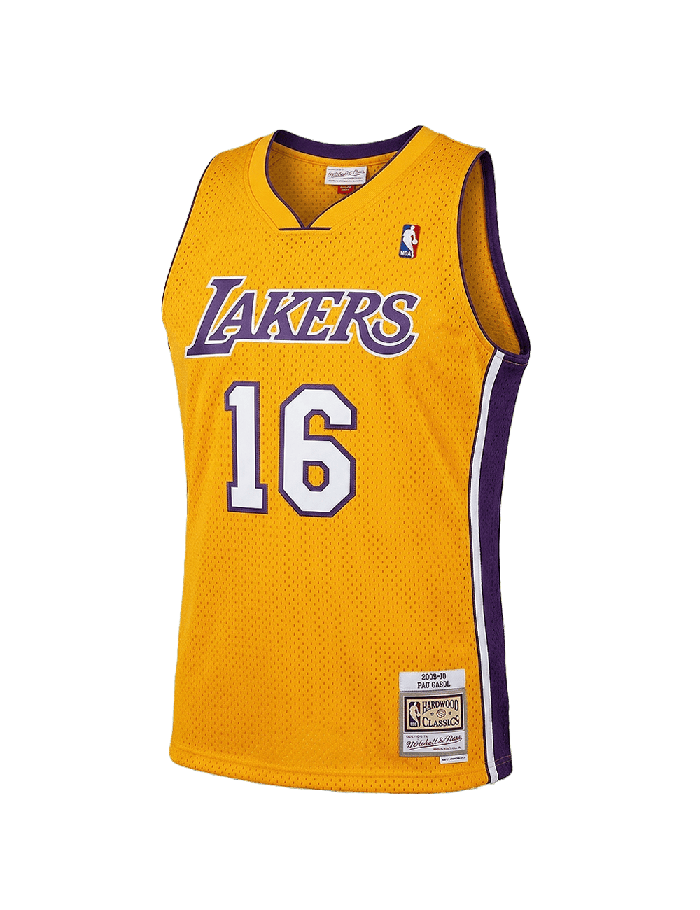 Mitchell And Ness Jerseys Pau Gasol Los Angeles Lakers Mitchell & Ness NBA 09-10 Home HWC Swingman Jersey - Gold