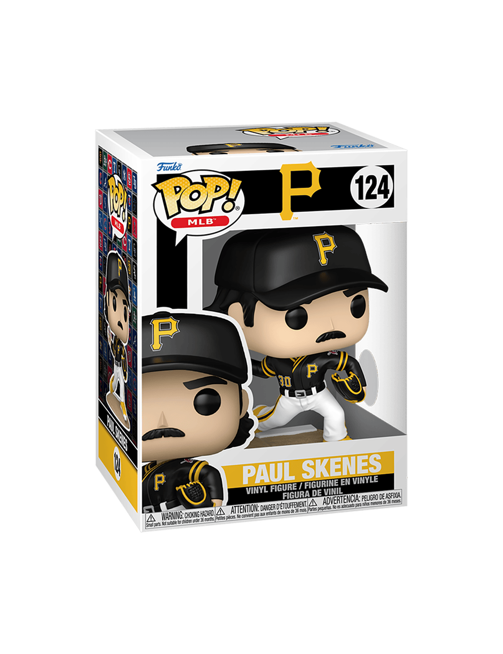 Funko Figures Paul Skenes Pittsburgh Pirates Funko MLB Away Vinyl Pop Figure - 124
