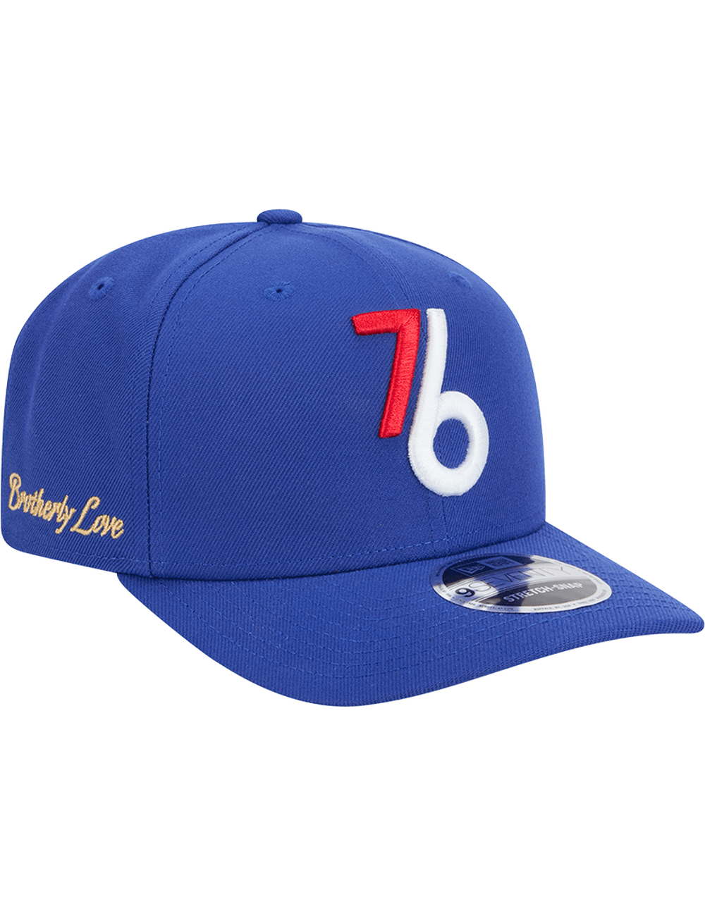 New Era Caps Philadelphia 76ers New Era NBA 24-25 City Edition Alt 9SEVENTY Snapback Hat - Blue