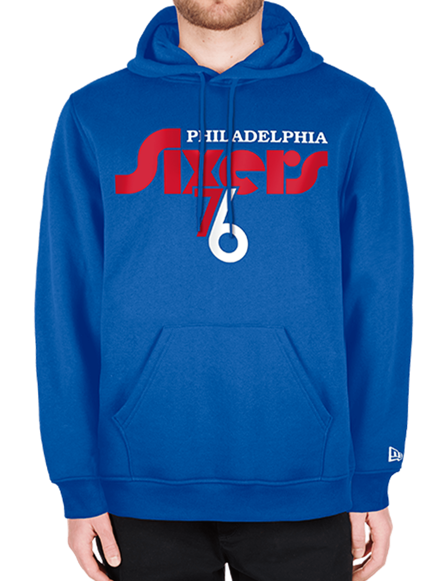 New Era Jumpers Philadelphia 76ers New Era NBA 24-25 City Edition Hoodie Jumper - Blue