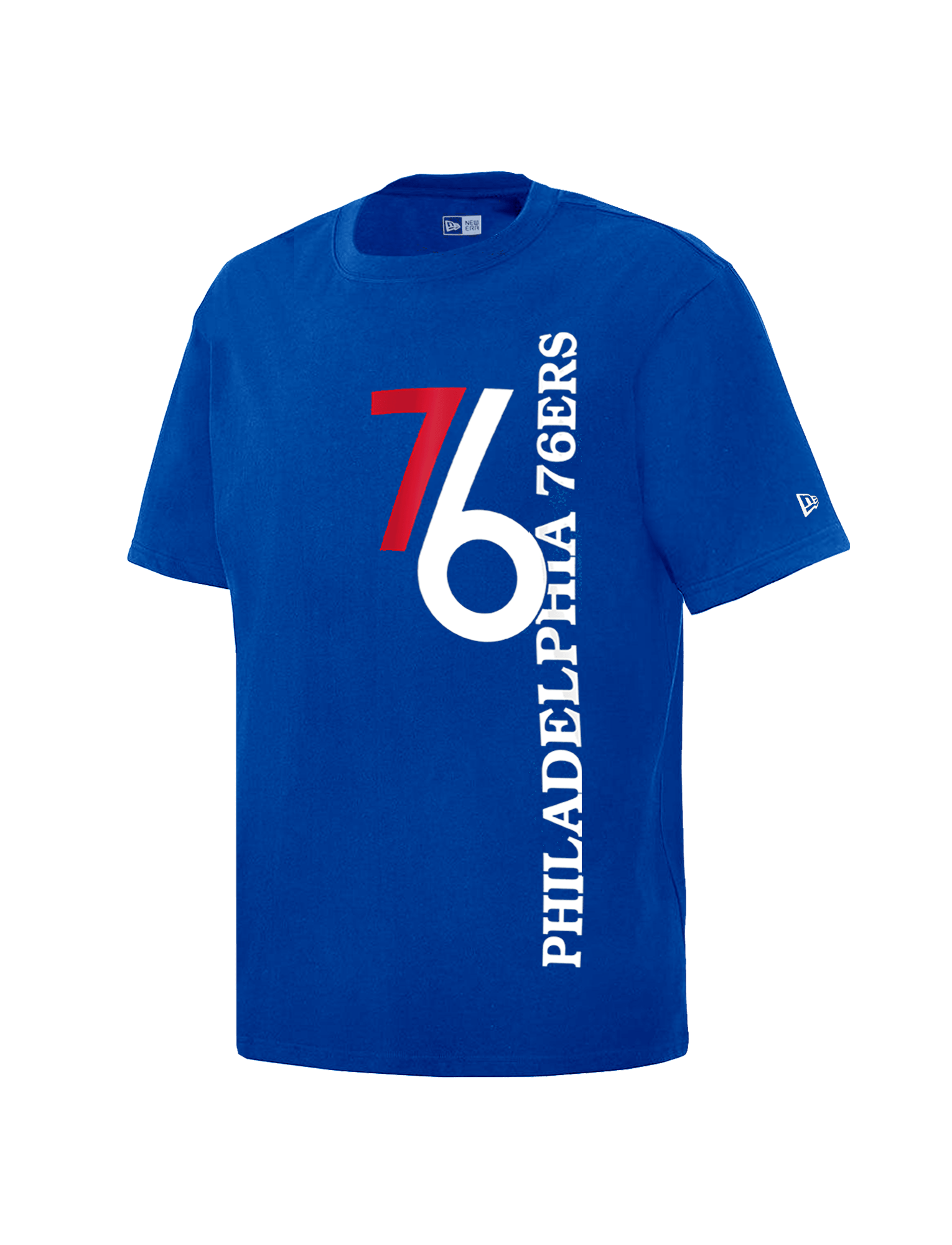 New Era T-Shirts Philadelphia 76ers New Era NBA 24-25 City Edition T-Shirt - Blue