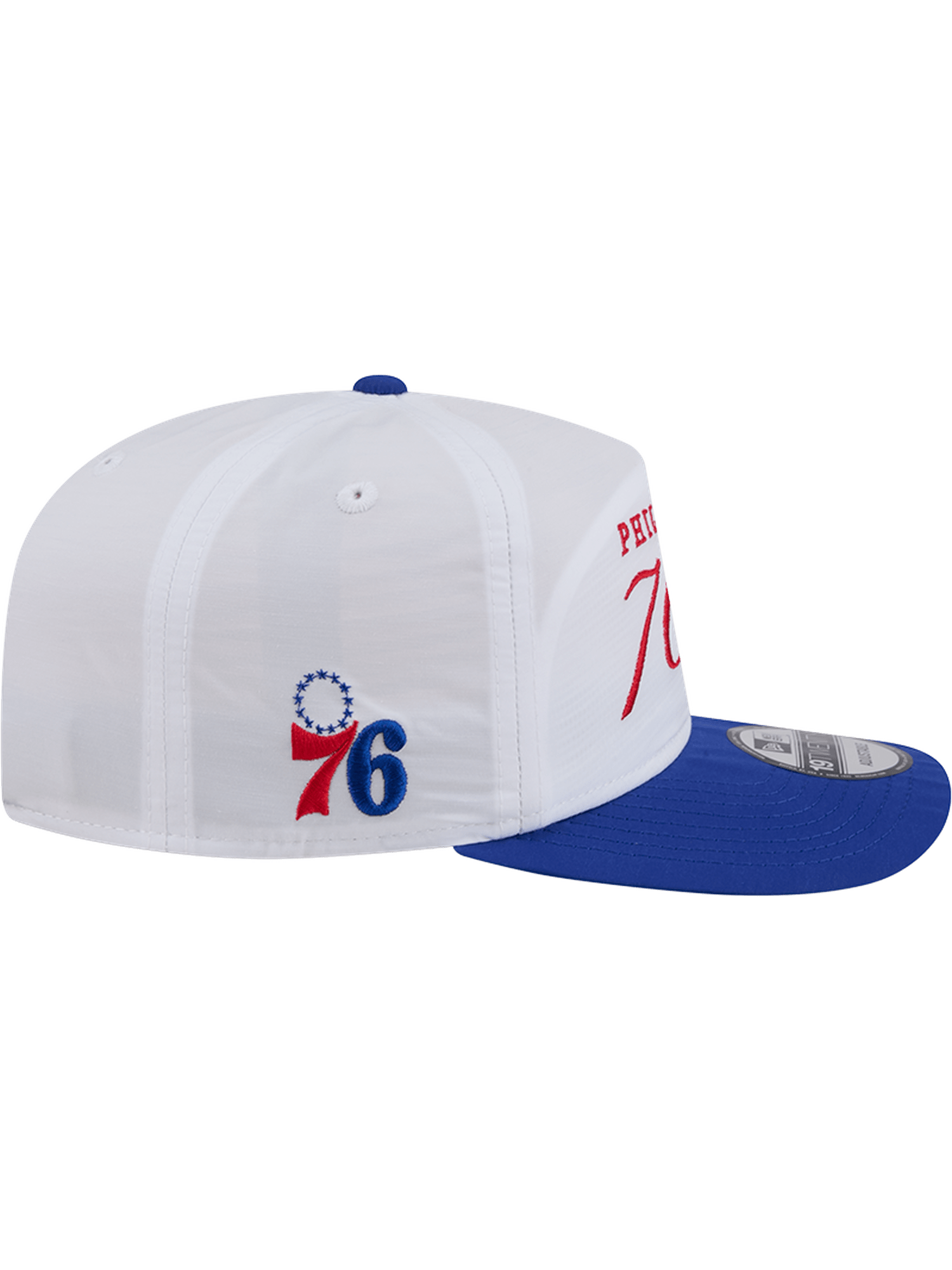 New Era Caps Philadelphia 76ers New Era NBA 25 Draft 19TWENTY A-Frame Pre-Curved Hat - White