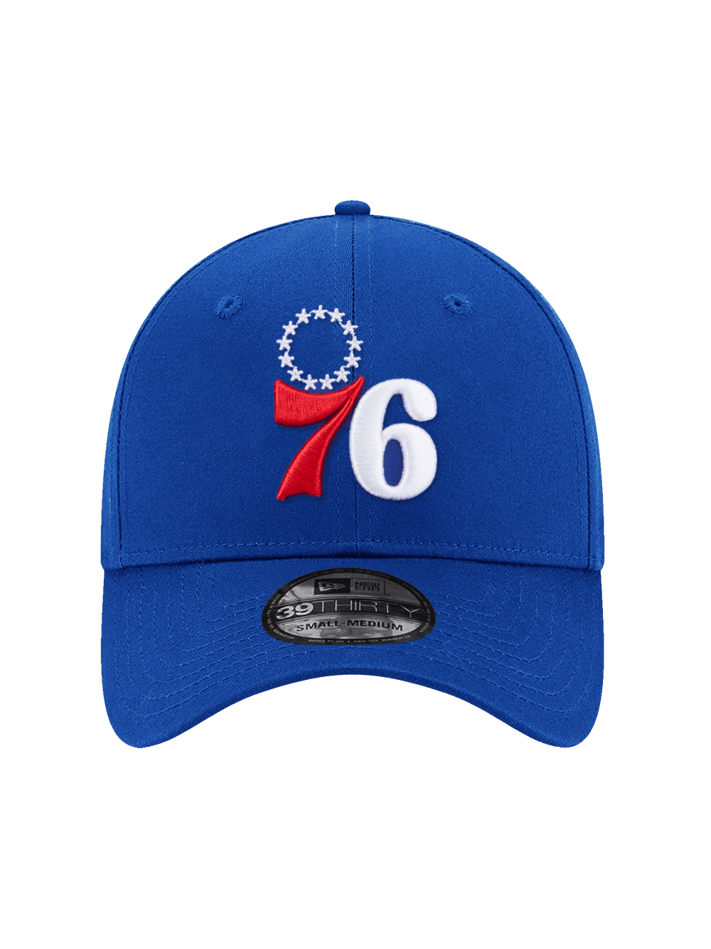 New Era Caps Philadelphia 76ers New Era NBA Team 39THIRTY Stretch-Fit Hat - Blue