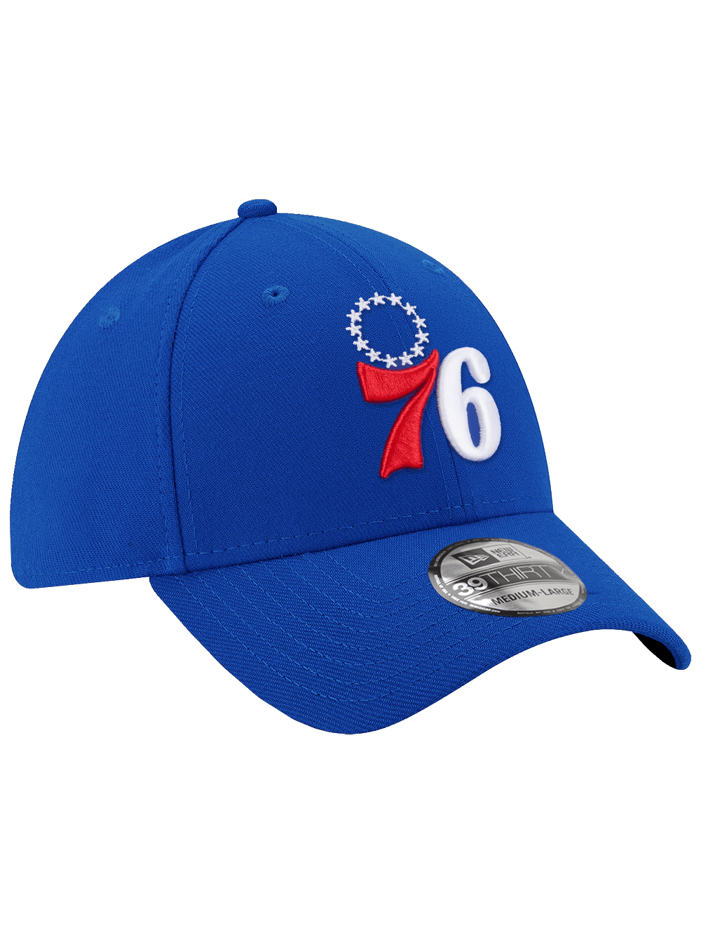 New Era Caps Philadelphia 76ers New Era NBA Team 39THIRTY Stretch-Fit Hat - Blue