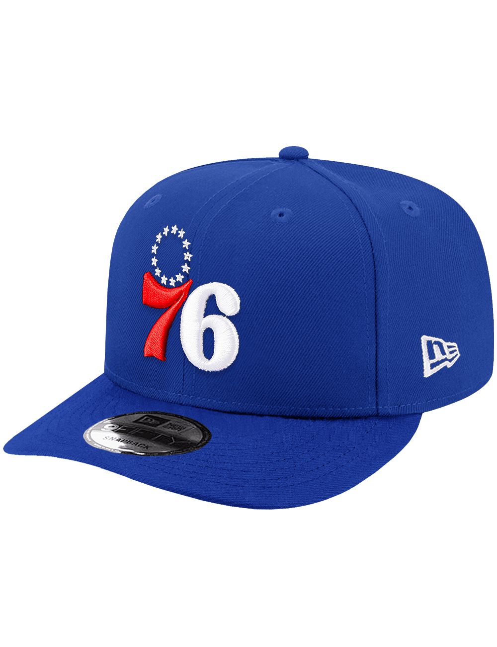 New Era Caps OSFA Philadelphia 76ers New Era NBA Team 9FIFTY Pre-Curved Snapback Hat - Blue
