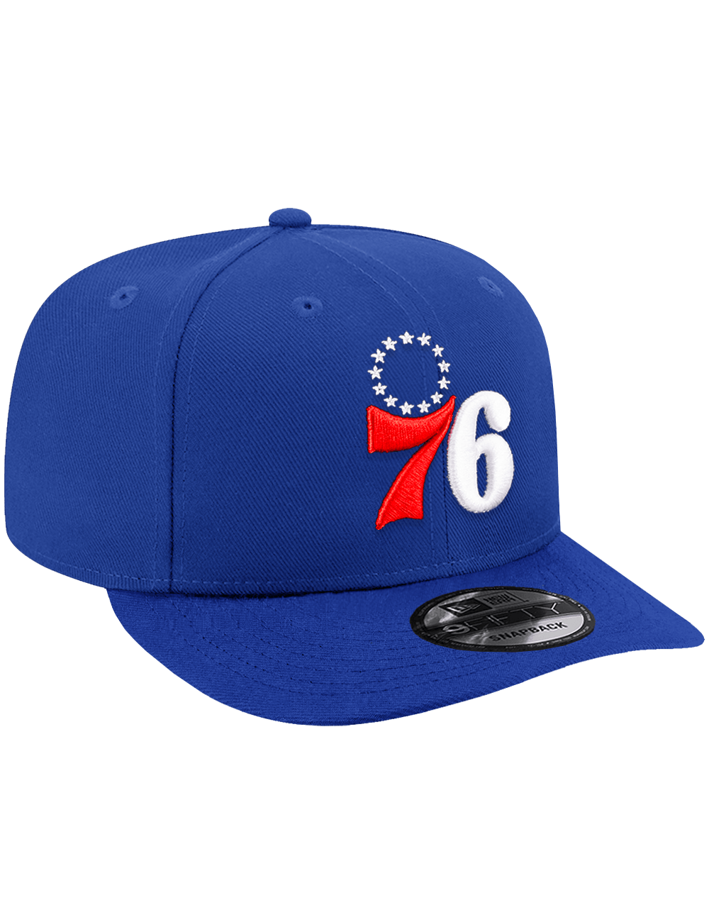 New Era Caps OSFA Philadelphia 76ers New Era NBA Team 9FIFTY Pre-Curved Snapback Hat - Blue
