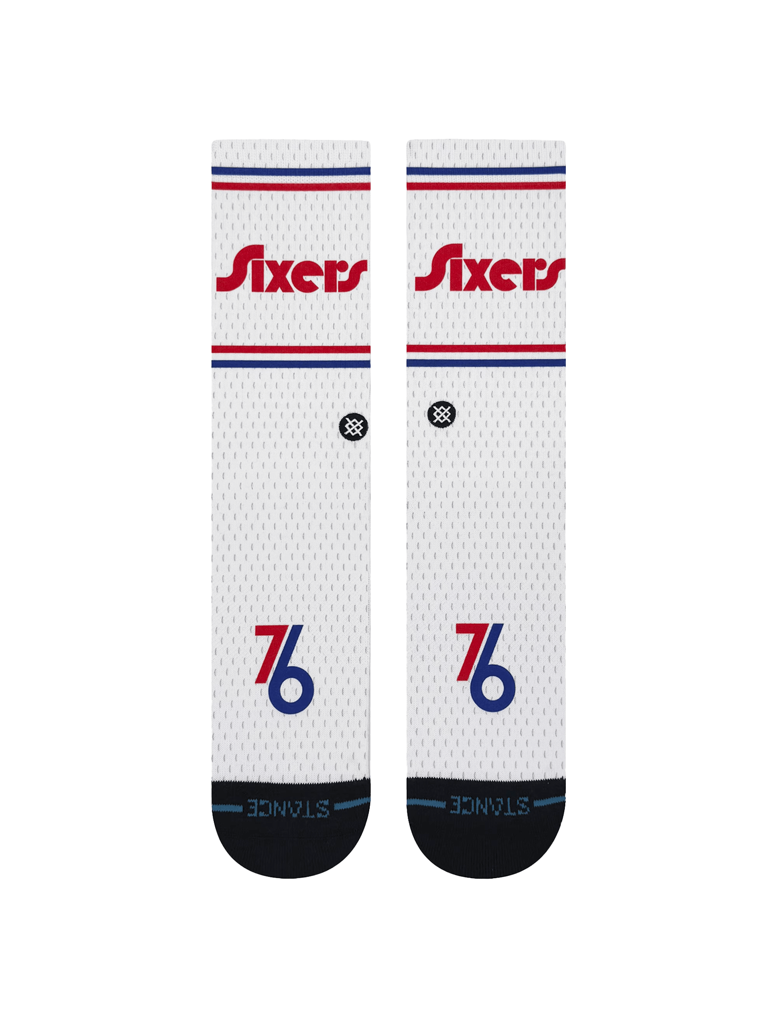 Stance Socks Large (9-12 US) Philadelphia 76ers Stance NBA 24-25 City Edition Crew Socks