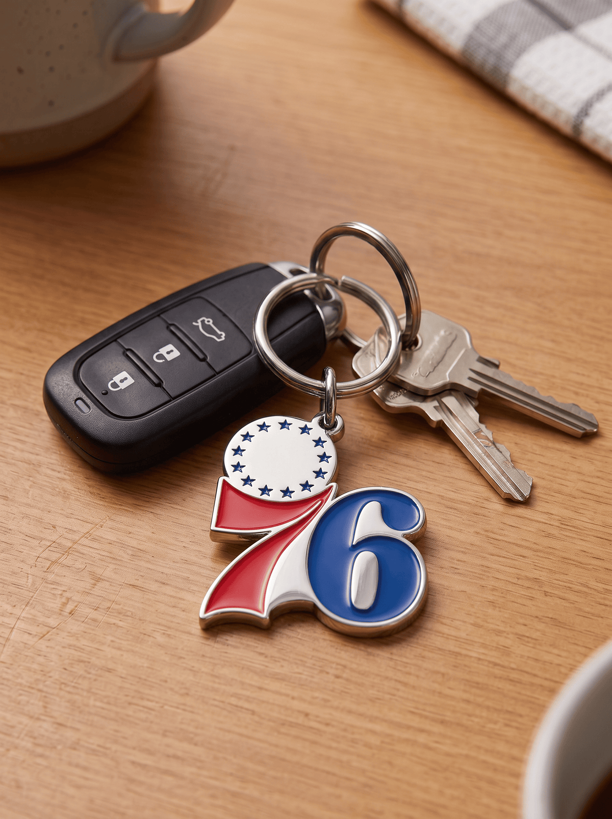 Wincraft Accessories Philadelphia 76ers Wincraft NBA Cloisonne Metal Key Ring