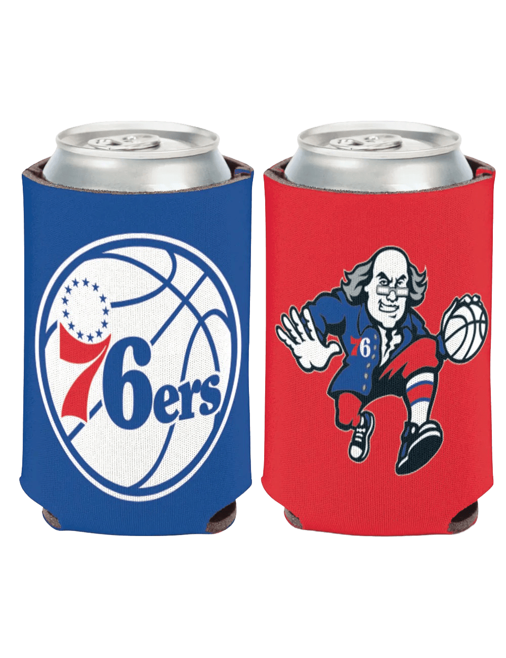 Wincraft Accessories Philadelphia 76ers Wincraft NBA Double Sided Can Cooler/Stubby Holder