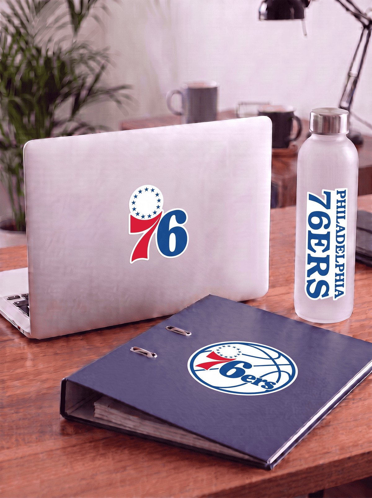 Wincraft Accessories Philadelphia 76ers Wincraft NBA Team 3 Piece 5” x 7” Decal Set