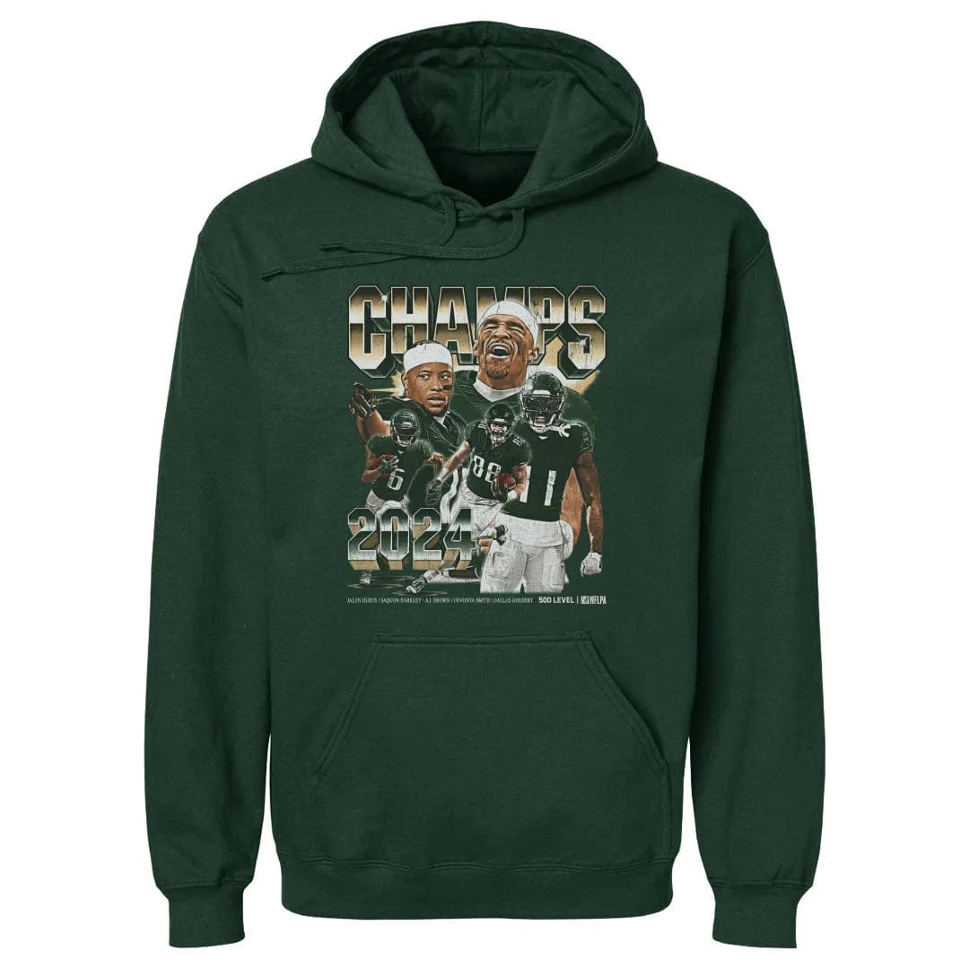 500 Level Jumpers Philadelphia Eagles 500 Level NFL Super Bowl LIX Champs Homage Hoodie Jumper - Green