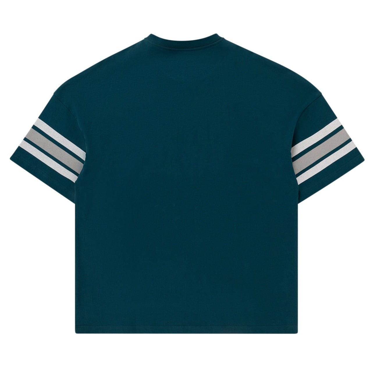 Majestic Athletic T-Shirts Philadelphia Eagles Majestic NFL Oversized Sport Stripe T-Shirt - Green