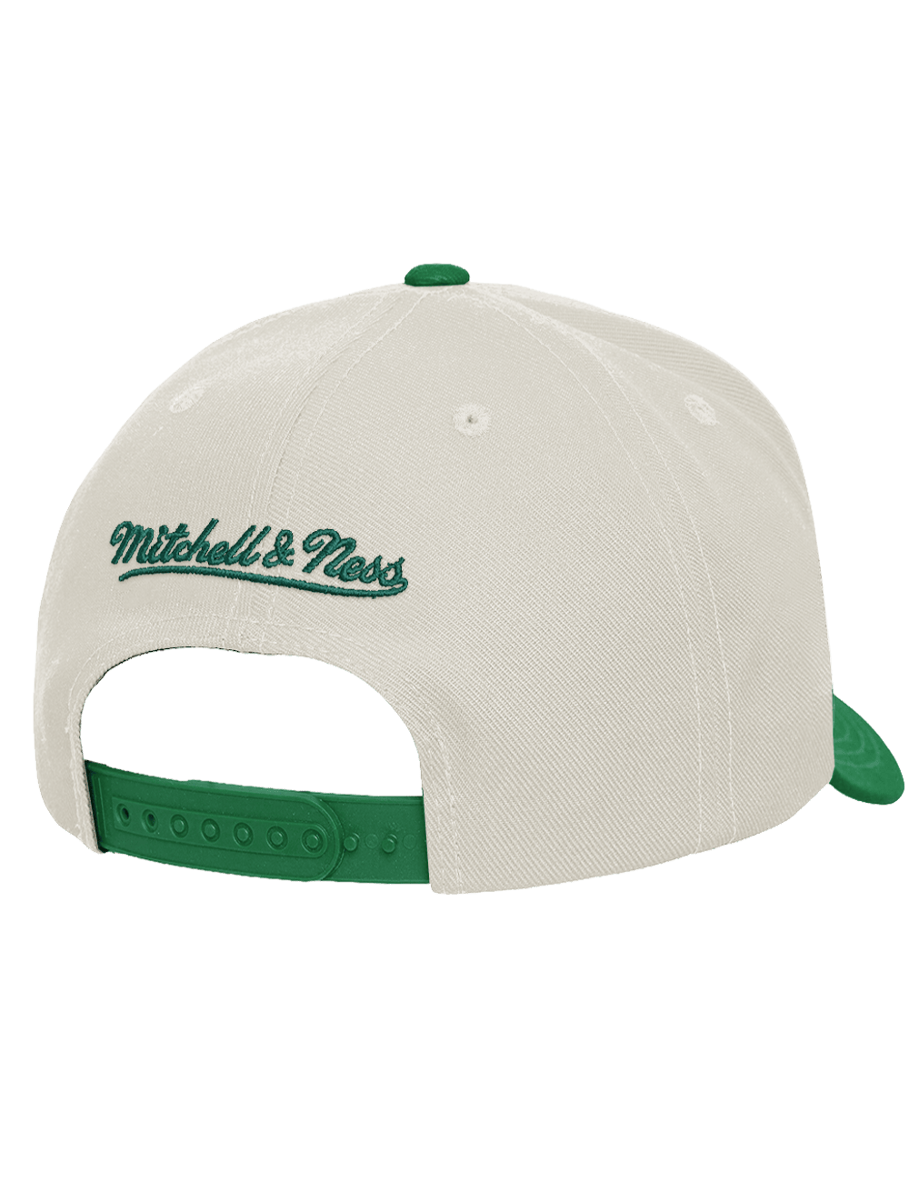 Mitchell And Ness Caps Philadelphia Eagles Mitchell & Ness NFL Team Pro Pinch Snapback Hat - White Cream