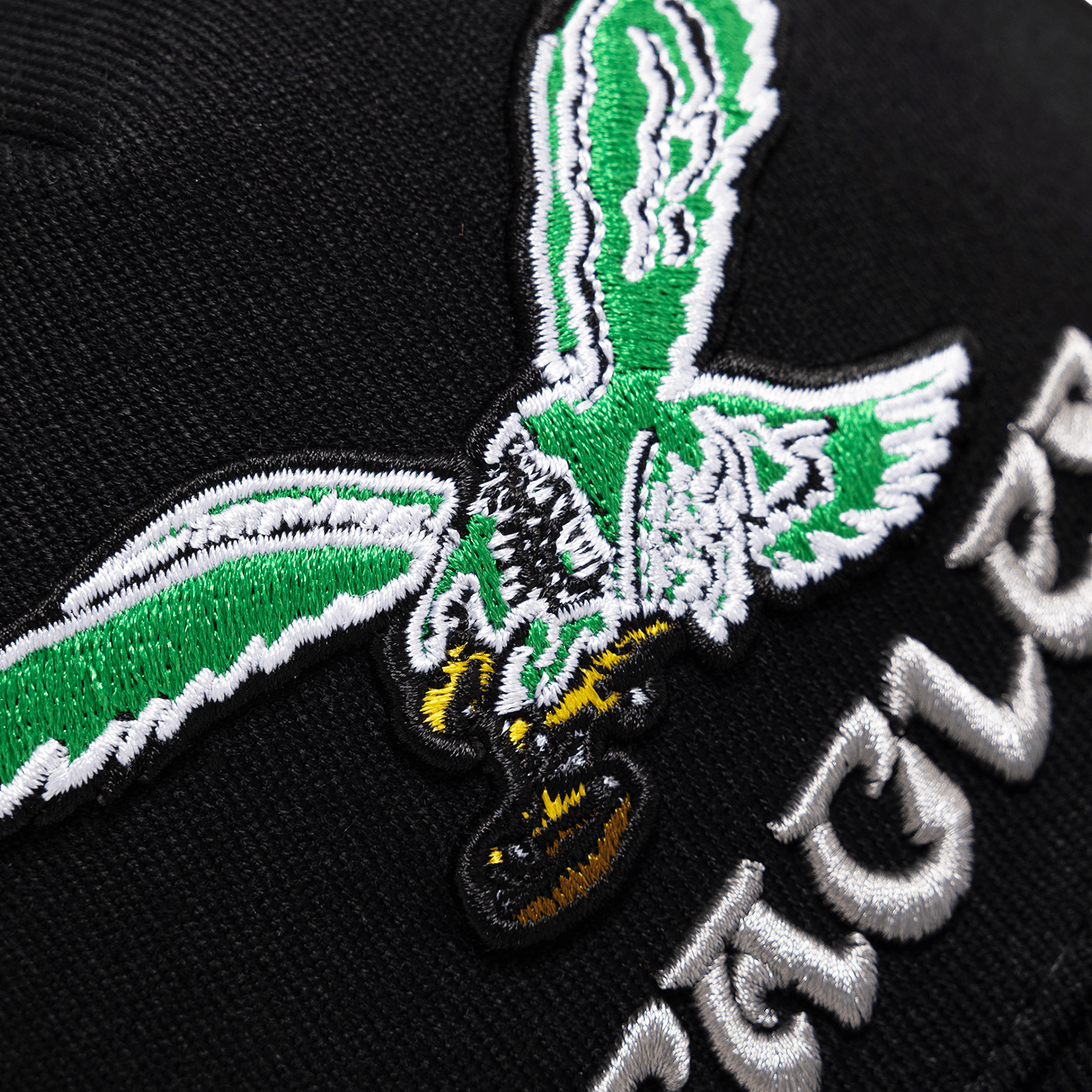 Mitchell And Ness Caps Philadelphia Eagles Mitchell & Ness NFL Throwback Classic Red Snapback Hat - Black