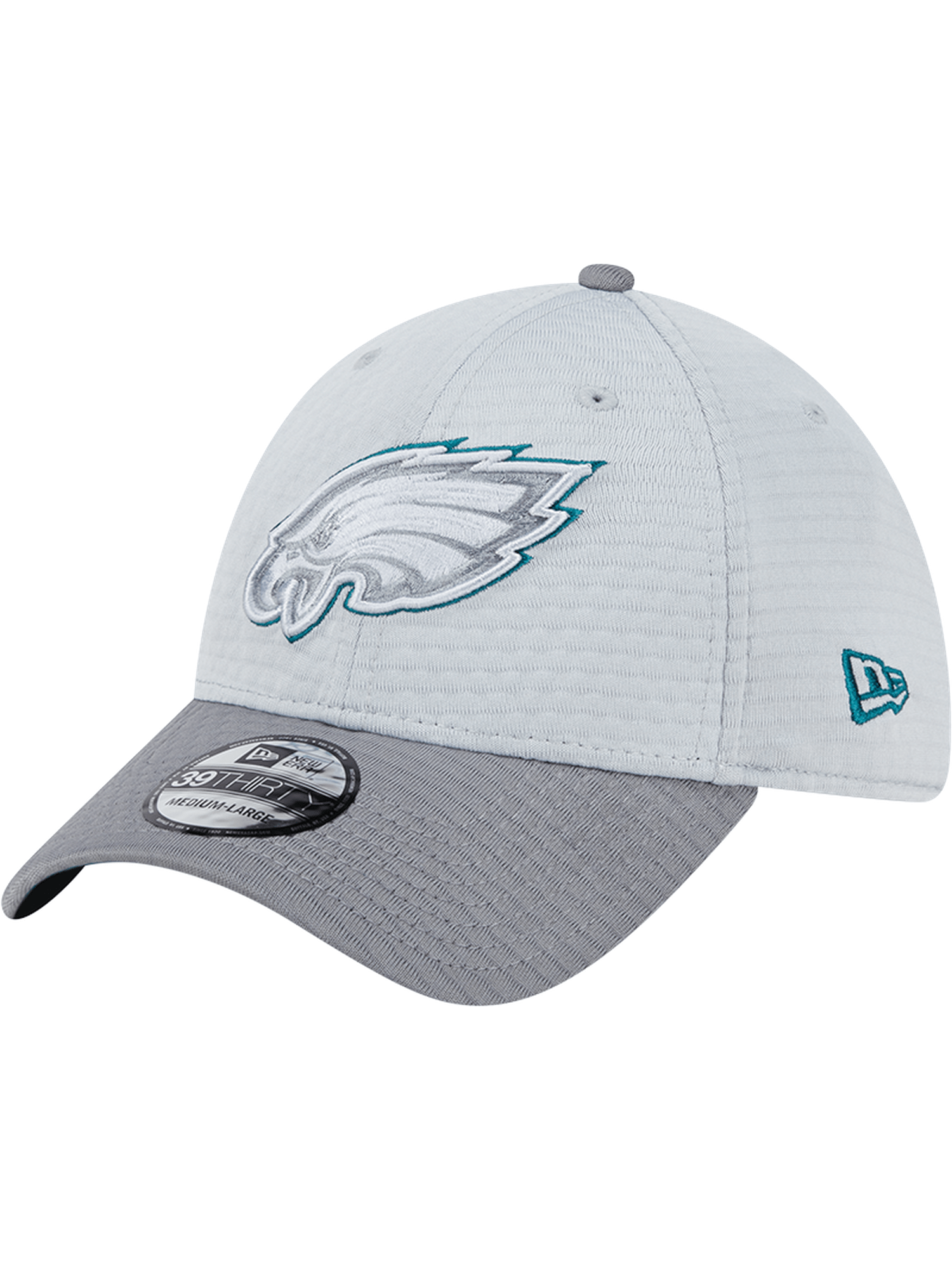 New Era Caps Philadelphia Eagles New Era NFL 24 Training 39THIRTY Stretch-Fit Hat - Grey