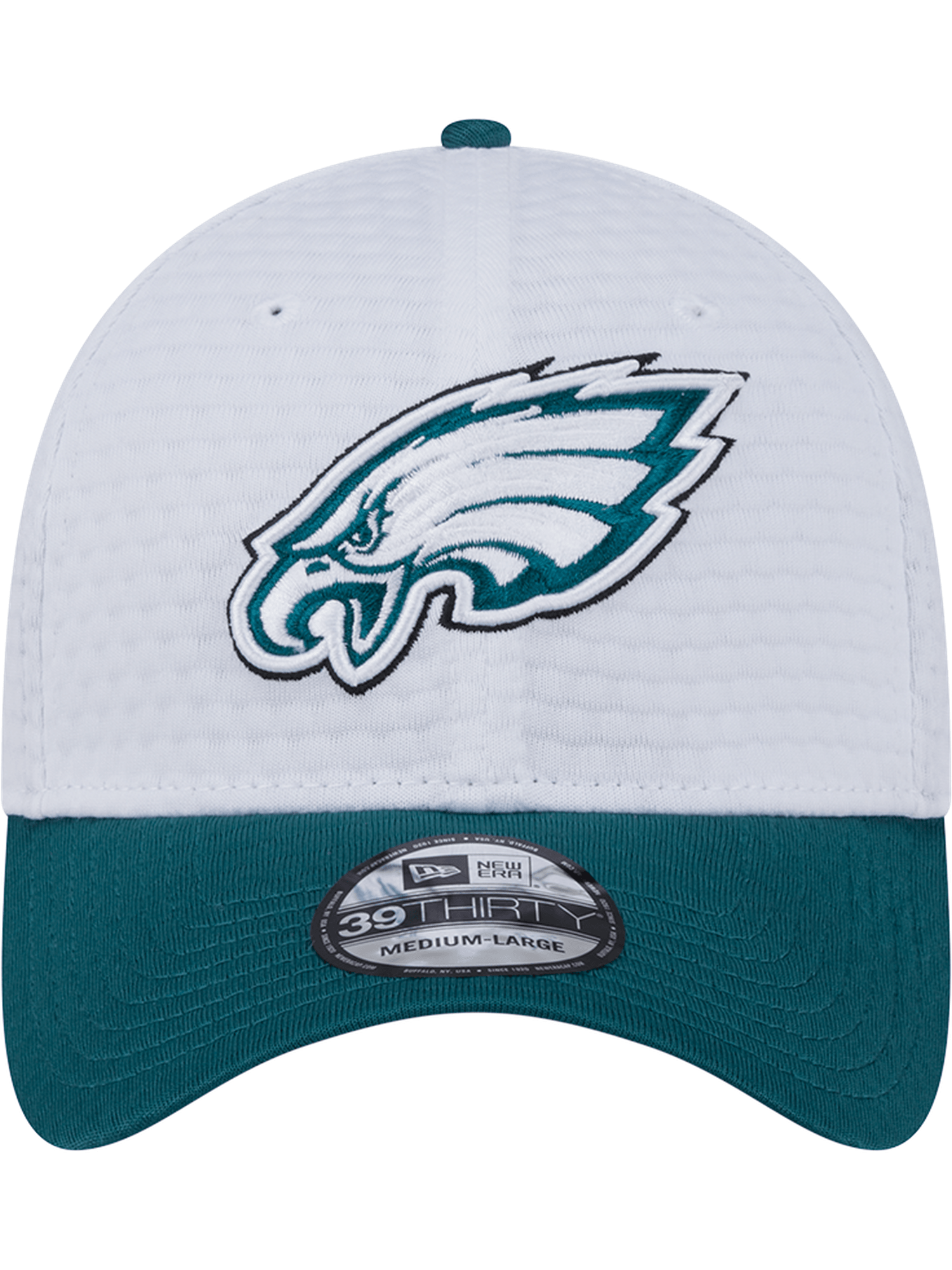 New Era Caps Philadelphia Eagles New Era NFL 24 Training 39THIRTY Stretch-Fit Hat - White