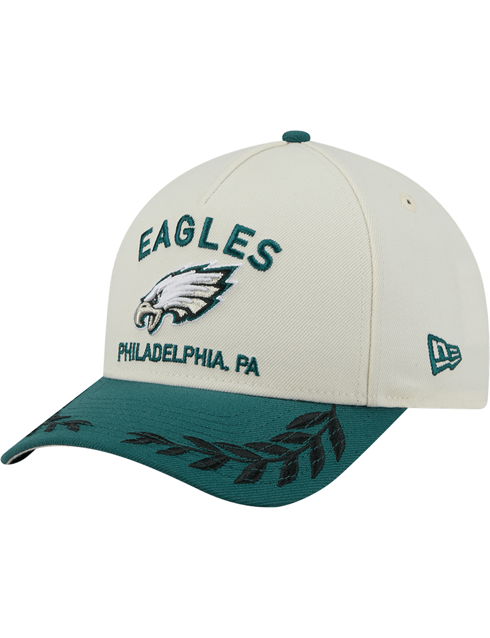 New Era Caps Philadelphia Eagles New Era NFL 25 Draft 9FORTY M-Crown Snapback Hat - Chrome