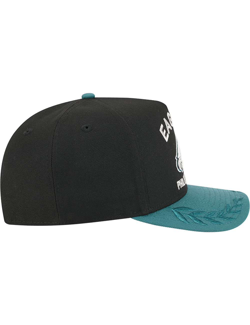New Era Caps Philadelphia Eagles New Era NFL 25 Draft Pre-Curved 9FIFTY A-Frame Snapback Hat - Black