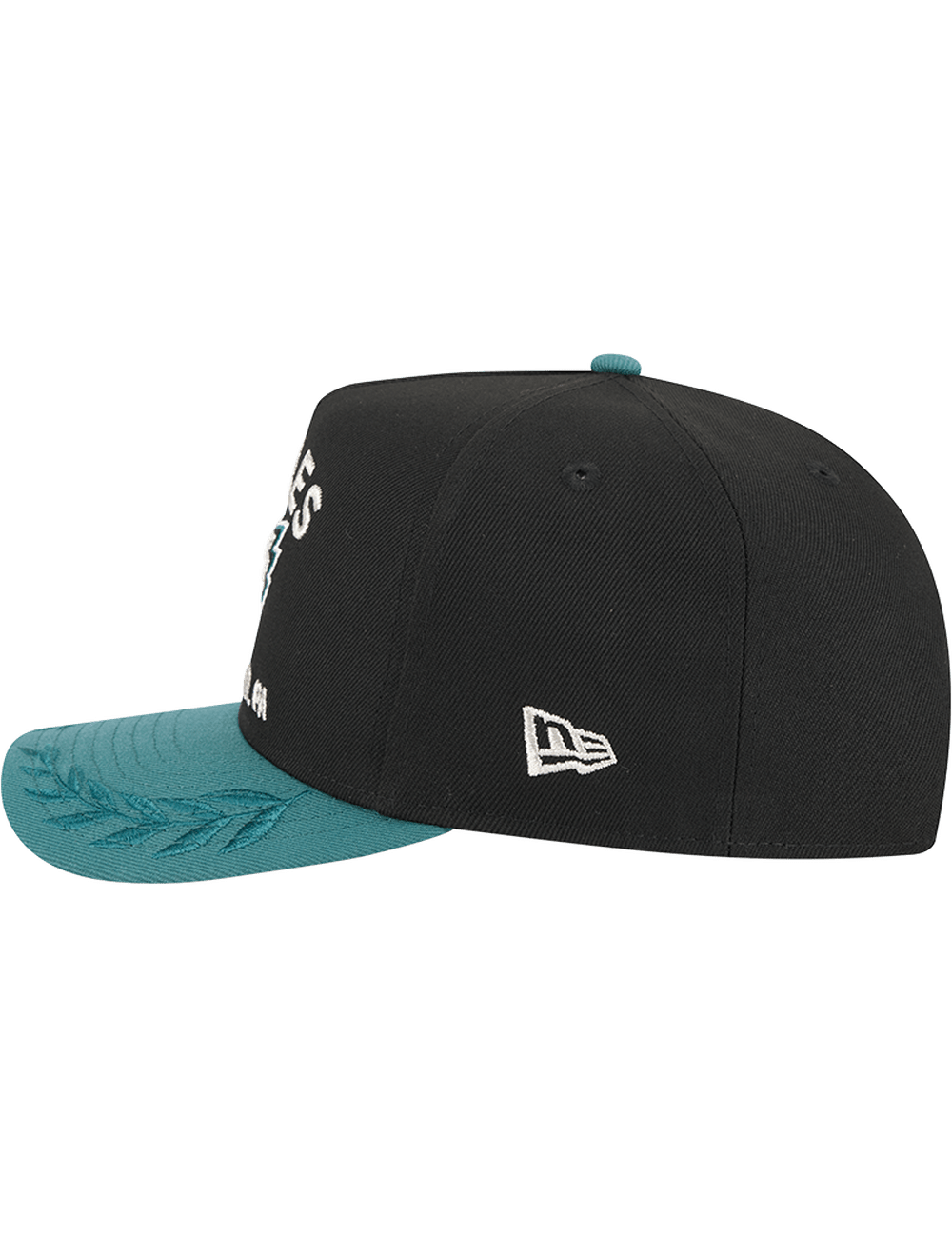 New Era Caps Philadelphia Eagles New Era NFL 25 Draft Pre-Curved 9FIFTY A-Frame Snapback Hat - Black
