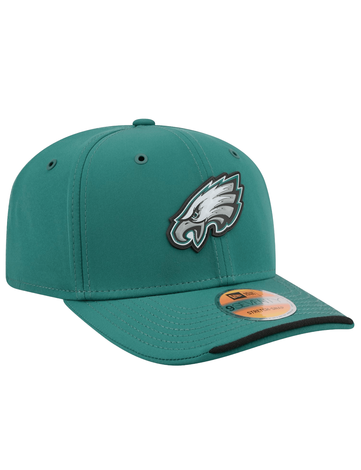 New Era Caps OSFM Philadelphia Eagles New Era NFL 26 Sideline 9SEVENTY Stretch-Snapback Hat - Green