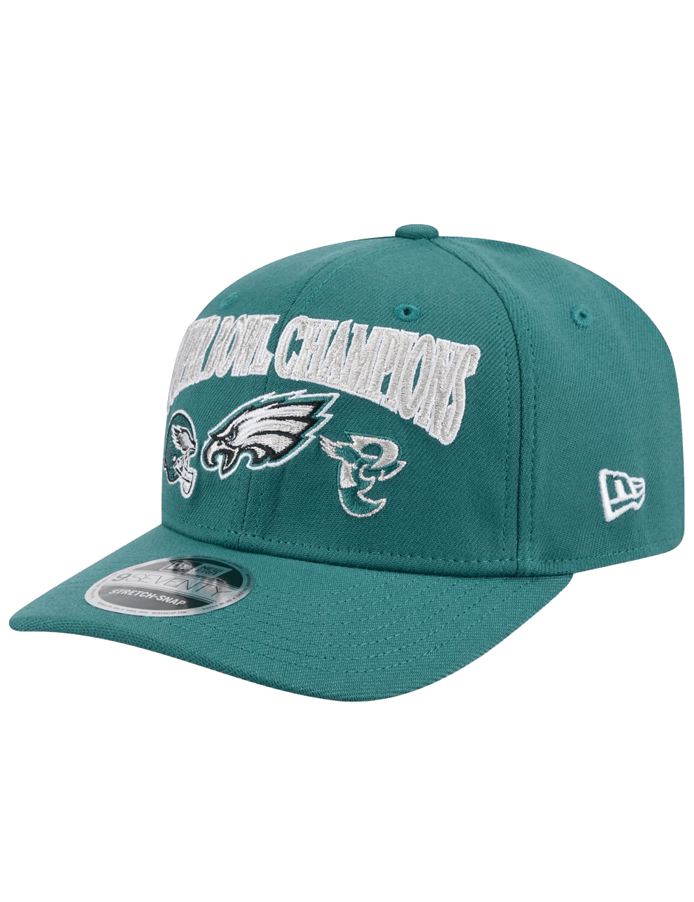 New Era Caps OSFM Philadelphia Eagles New Era NFL Champs History 9SEVENTY Stretch Snapback Hat