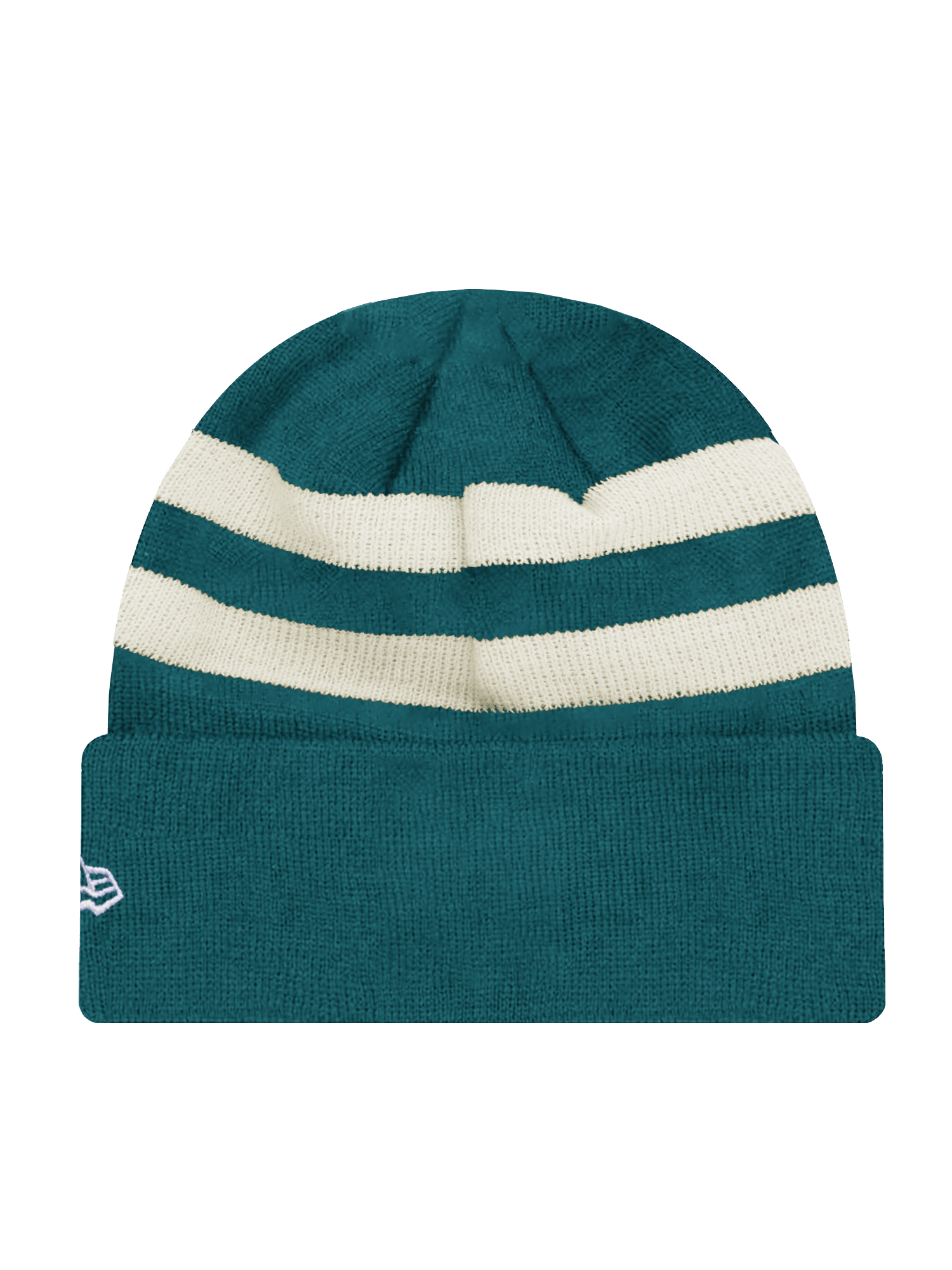 New Era Beanies Philadelphia Eagles New Era NFL Ivory Stripe Knit Beanie - Green