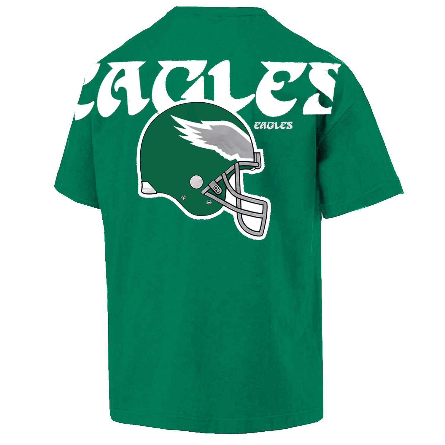 New Era T-Shirts Philadelphia Eagles New Era NFL Logo Select Oversized T-Shirt - Green