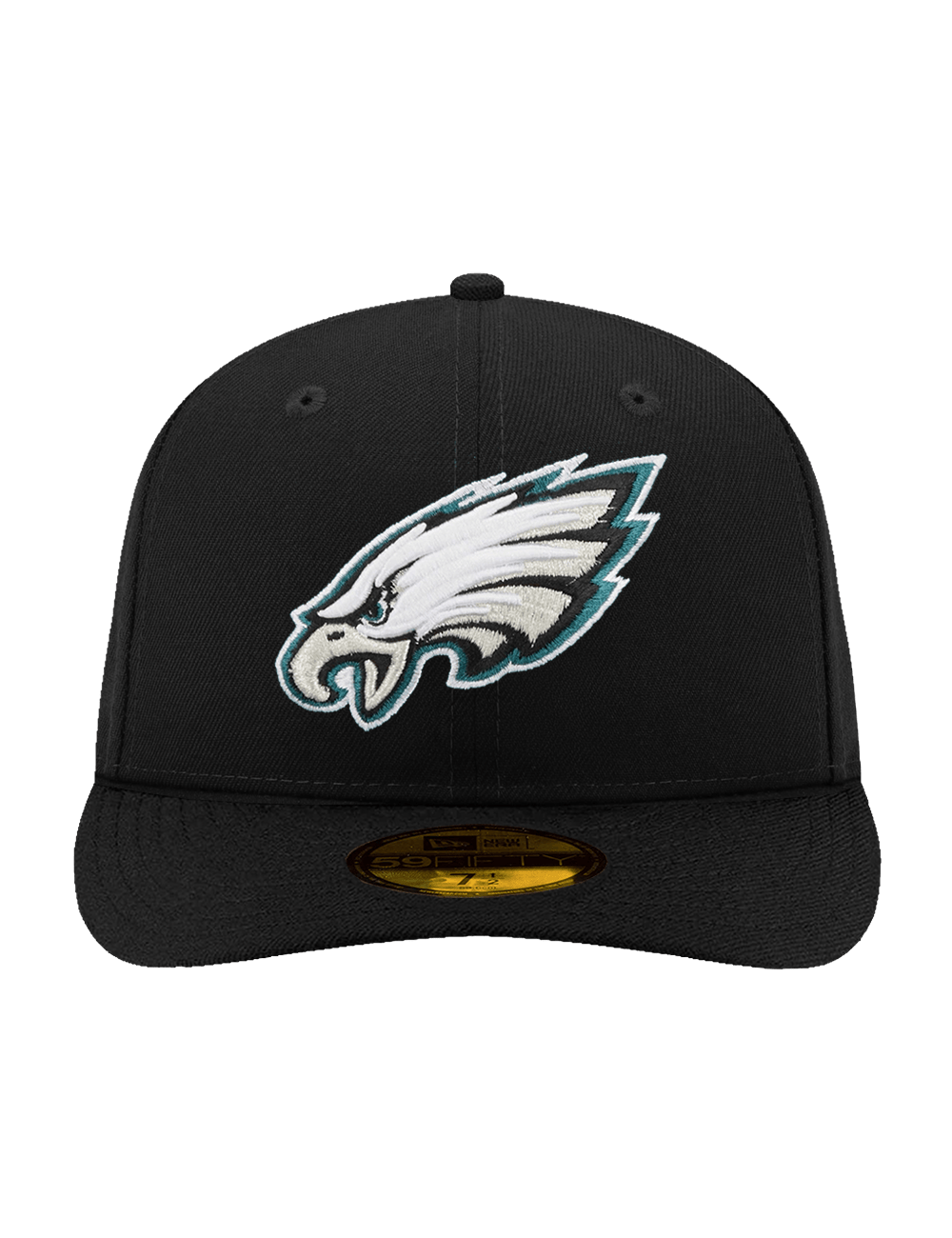 New Era Caps Philadelphia Eagles New Era NFL Team Pre-Curved 59FIFTY Fitted Hat - Black