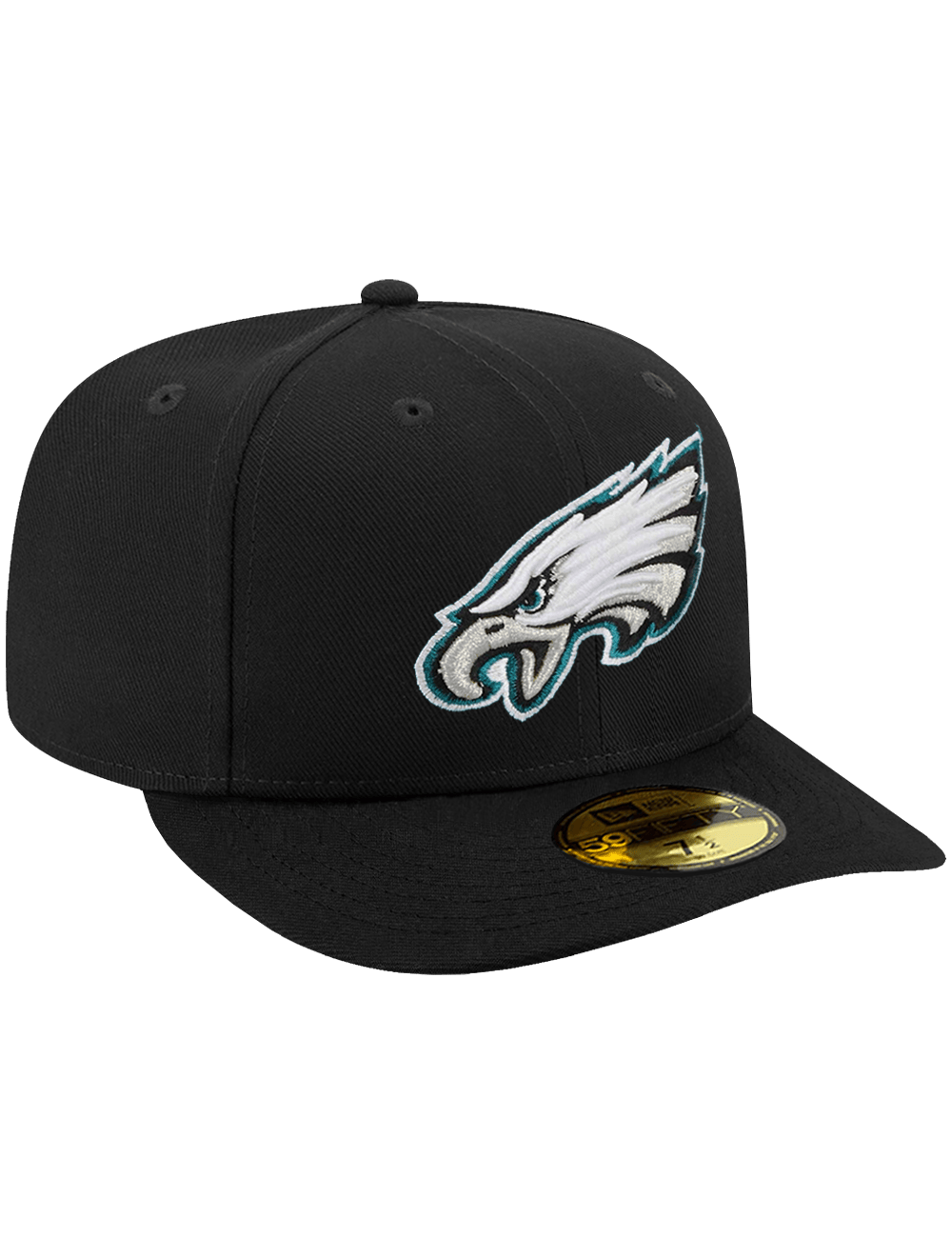 New Era Caps Philadelphia Eagles New Era NFL Team Pre-Curved 59FIFTY Fitted Hat - Black