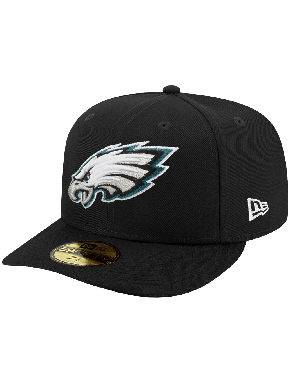 New Era Caps Philadelphia Eagles New Era NFL Team Pre-Curved 59FIFTY Fitted Hat - Black