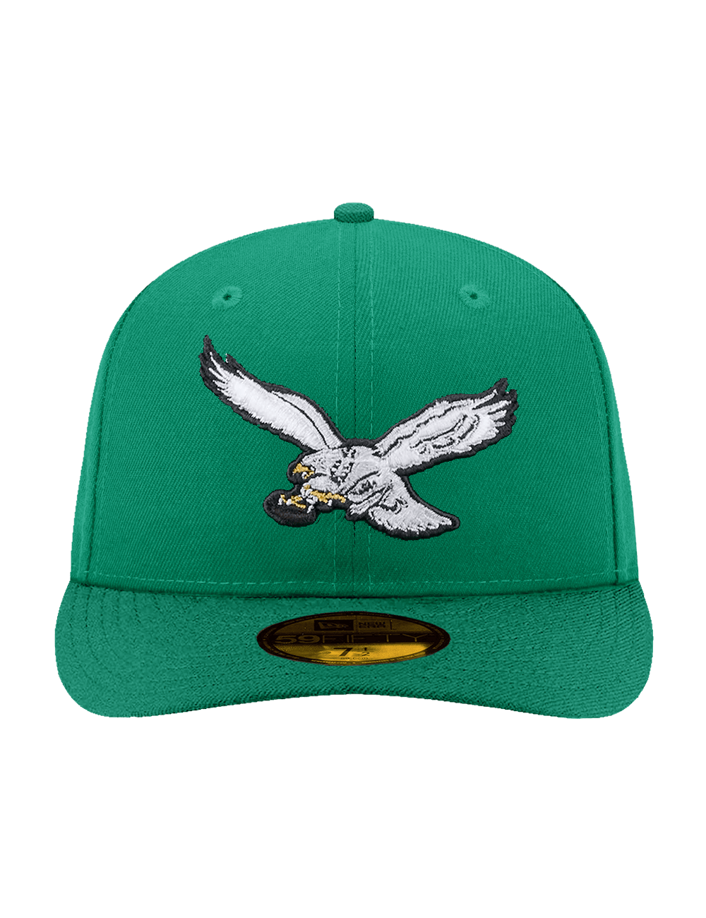 New Era Caps Philadelphia Eagles New Era NFL Throwback 59FIFTY Pre-Curved Fitted Hat - Kelly Green